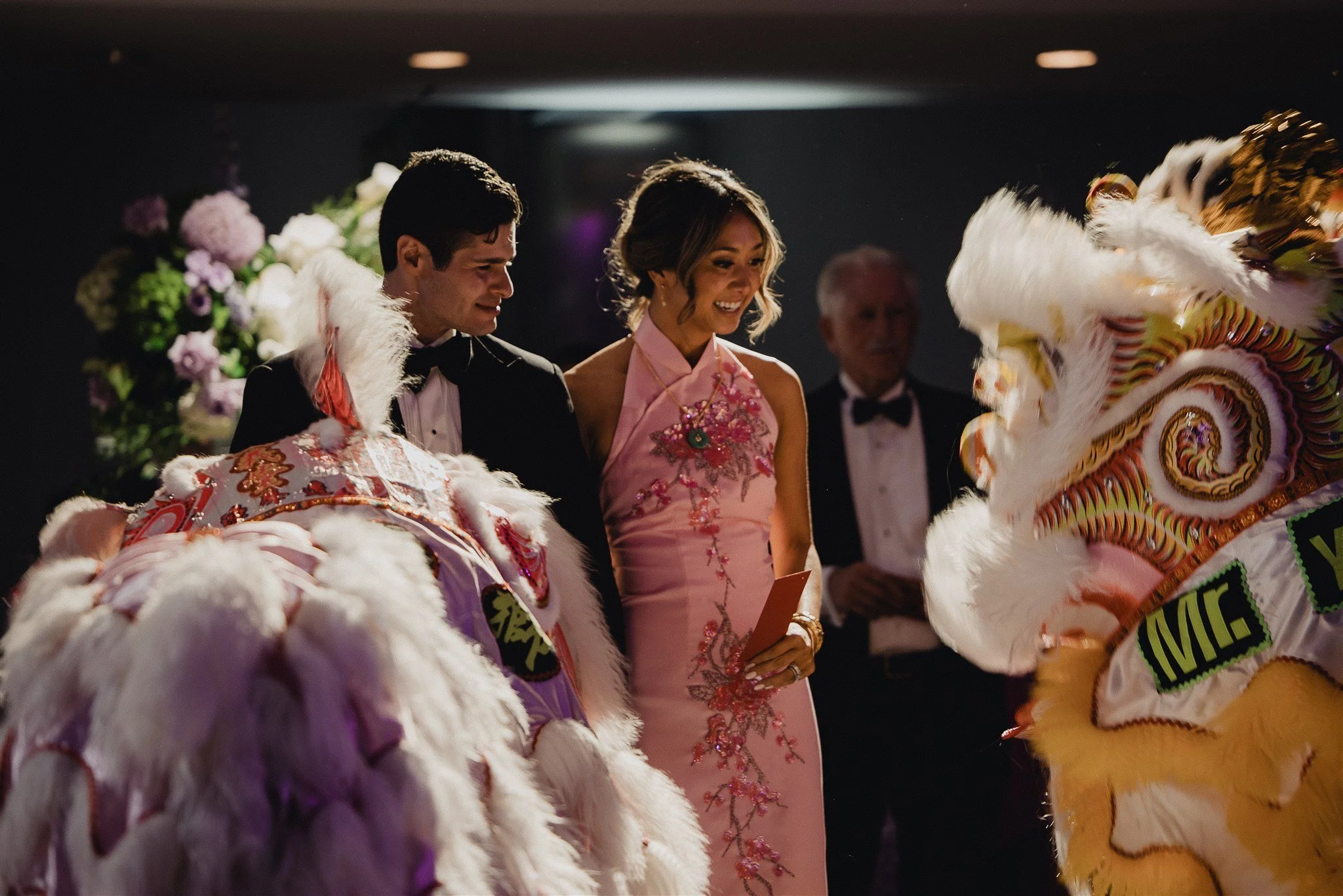 wedding reception fun at skirball center