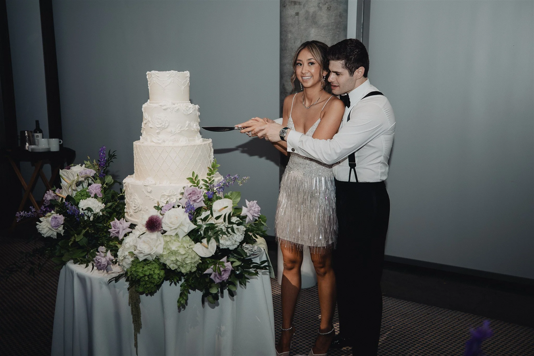 wedding reception fun at skirball center