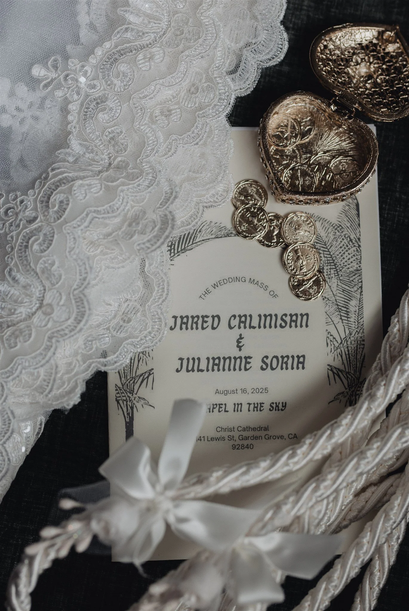 wedding day getting ready details at christ cathedral