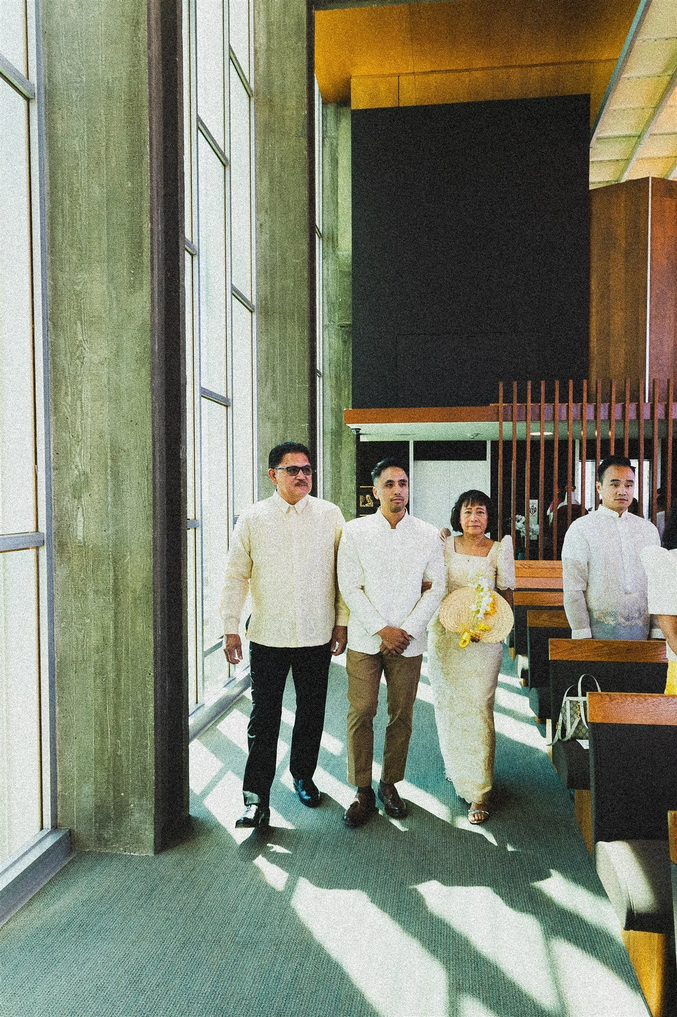 wedding ceremony at christ cathedral