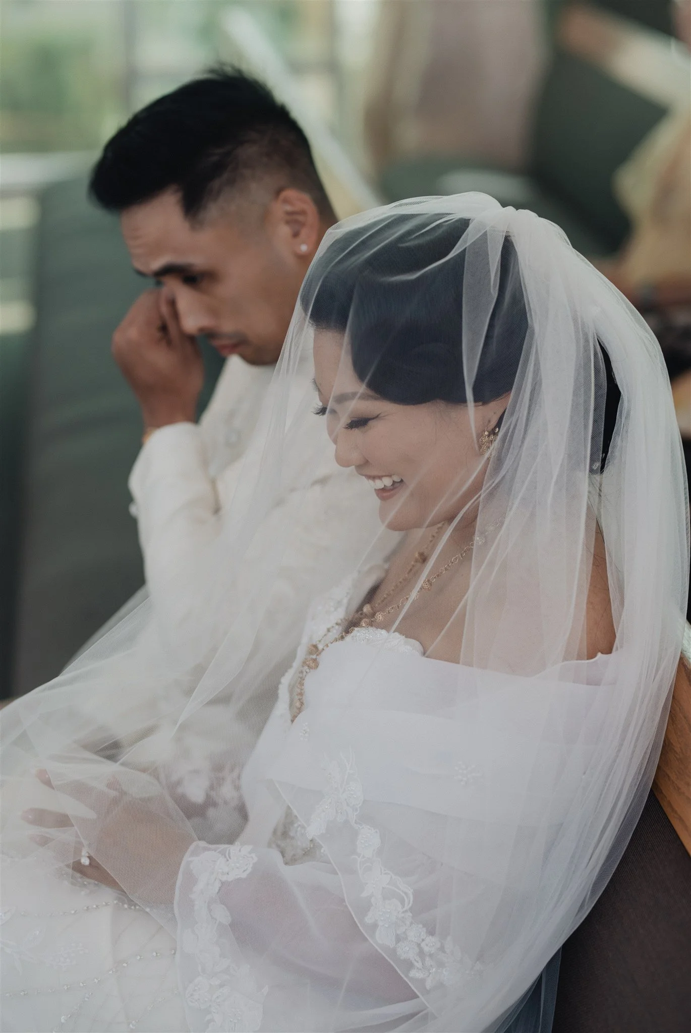 wedding ceremony at christ cathedral