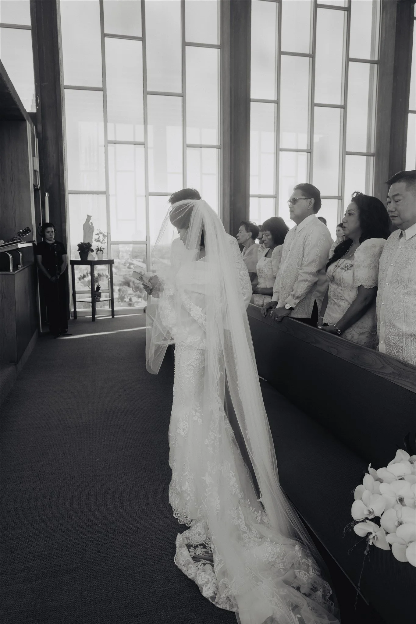 wedding ceremony at christ cathedral