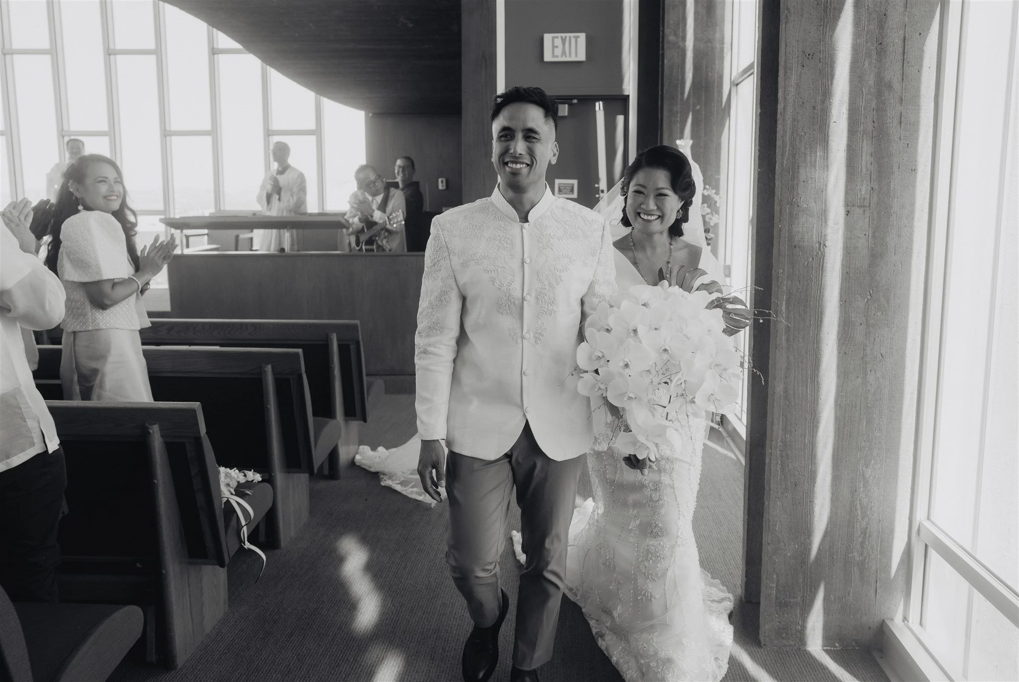 wedding ceremony at christ cathedral