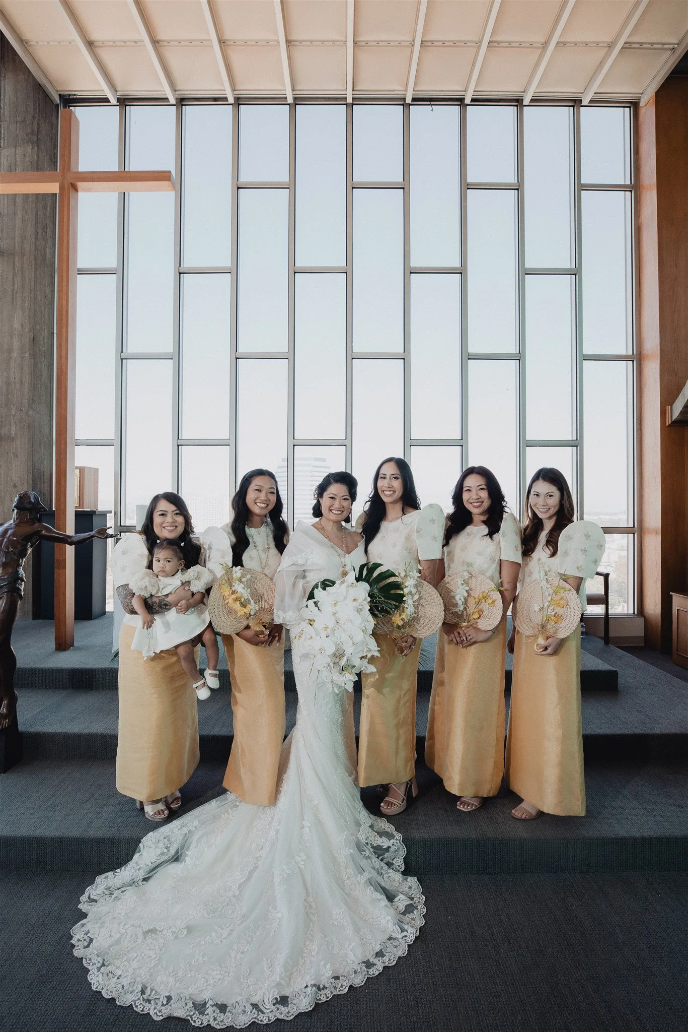 wedding ceremony at christ cathedral