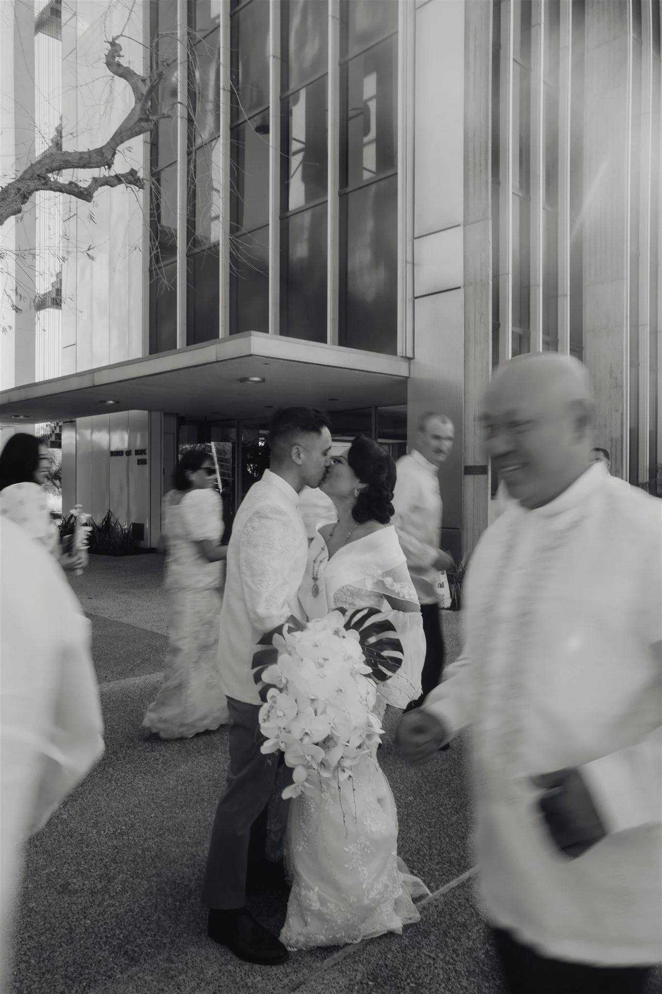 wedding ceremony at christ cathedral