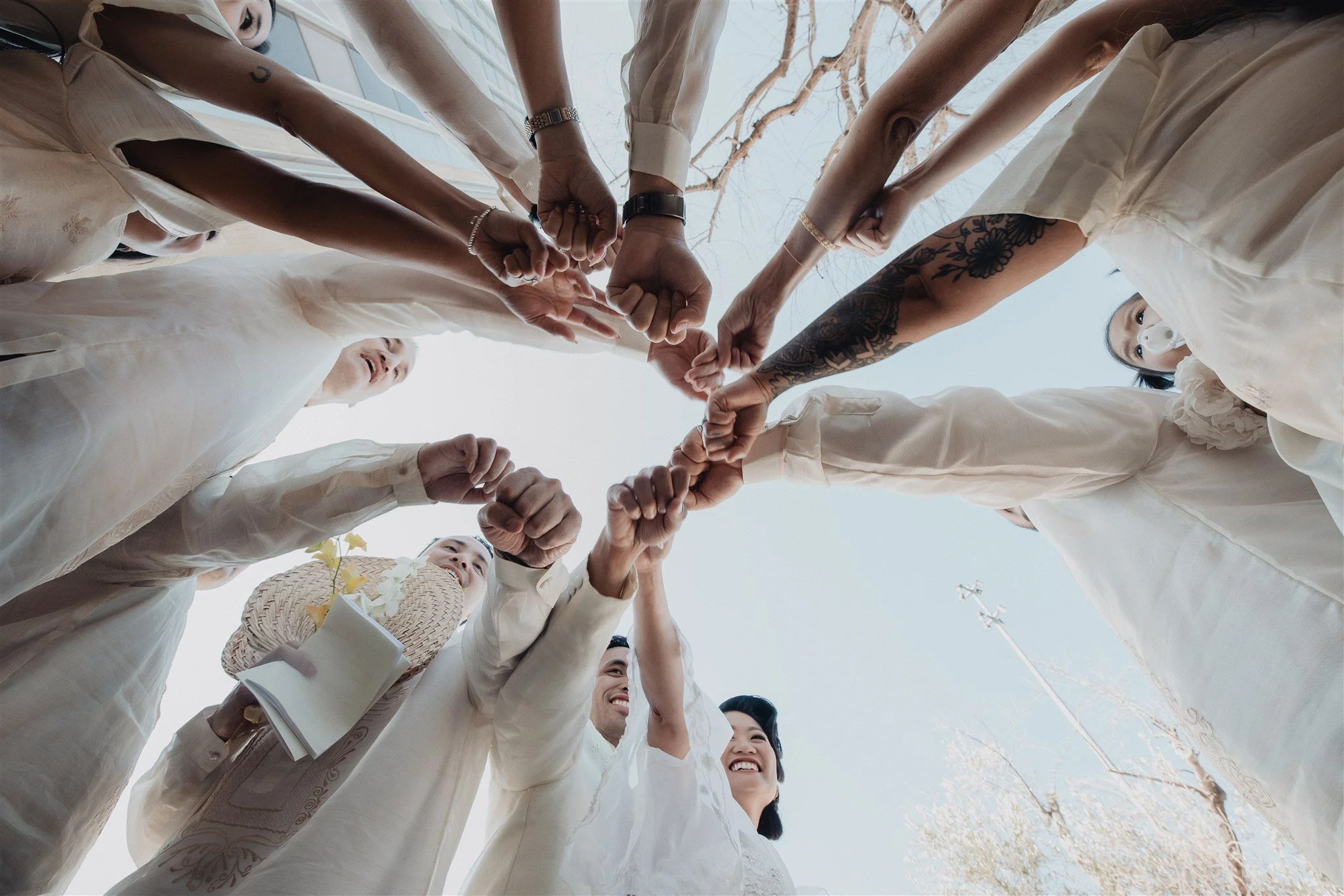 wedding ceremony at christ cathedral