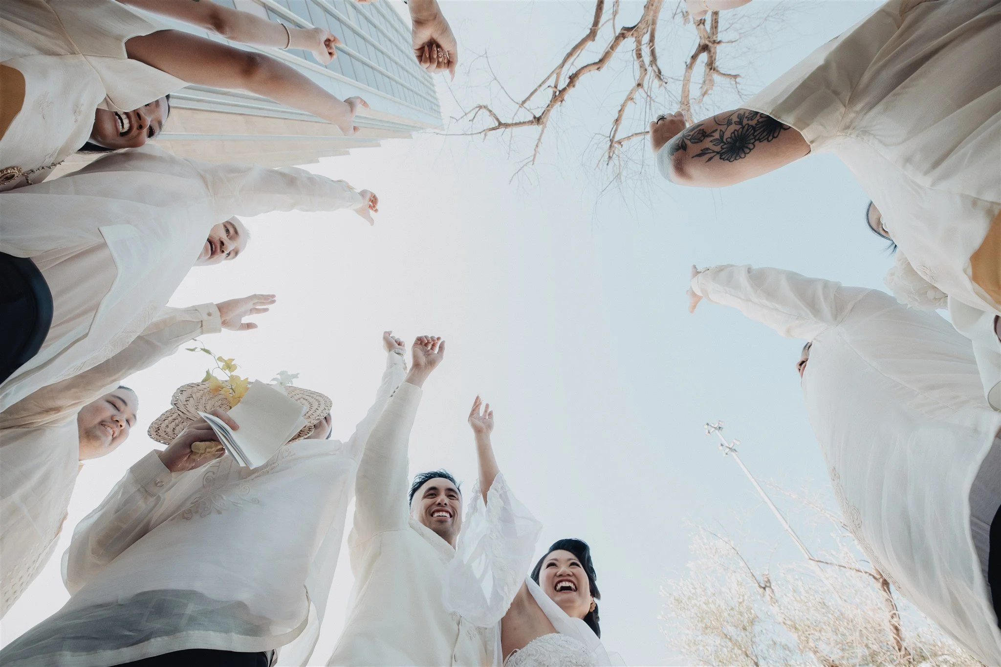 wedding ceremony at christ cathedral