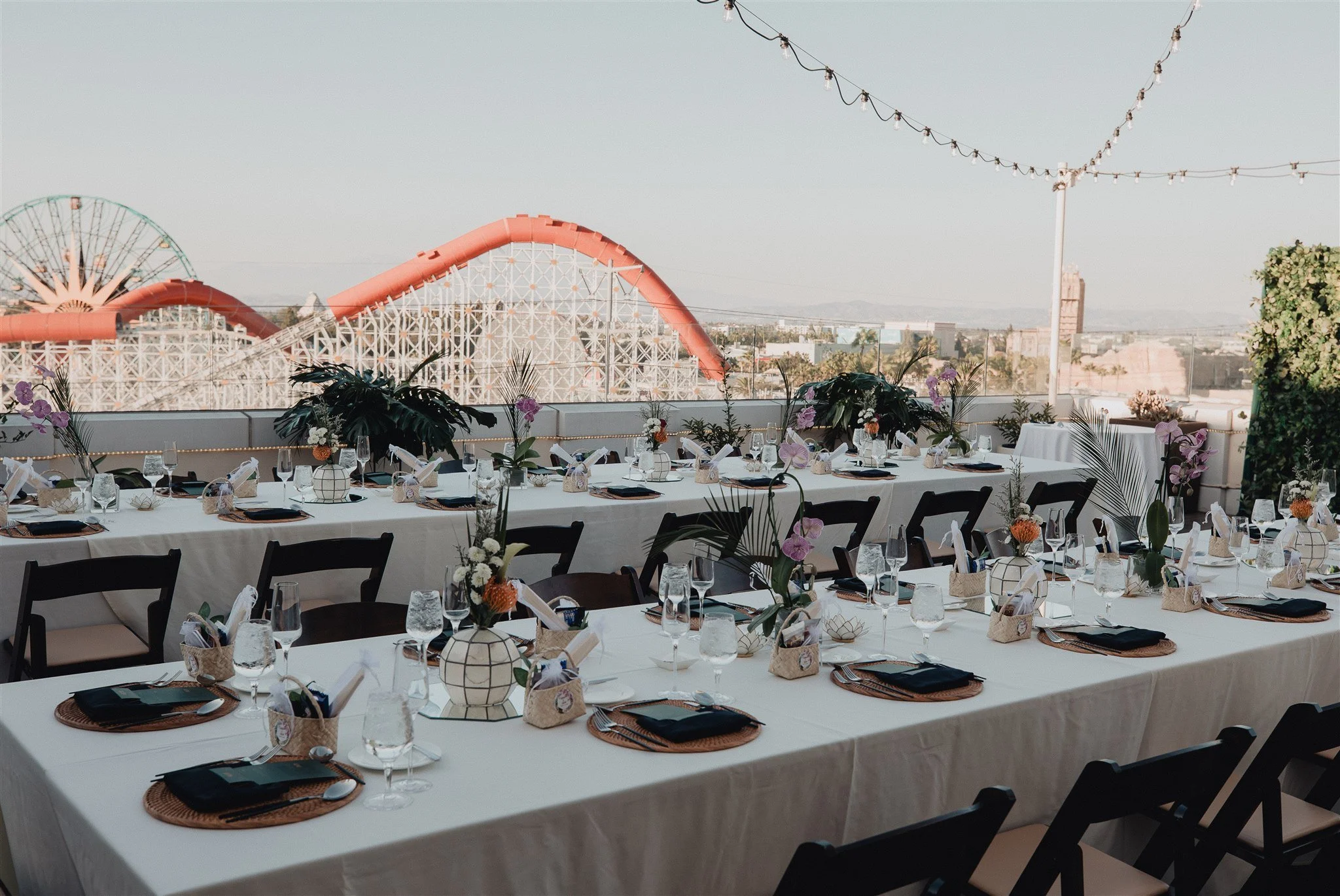 wedding reception at california adventure disney park