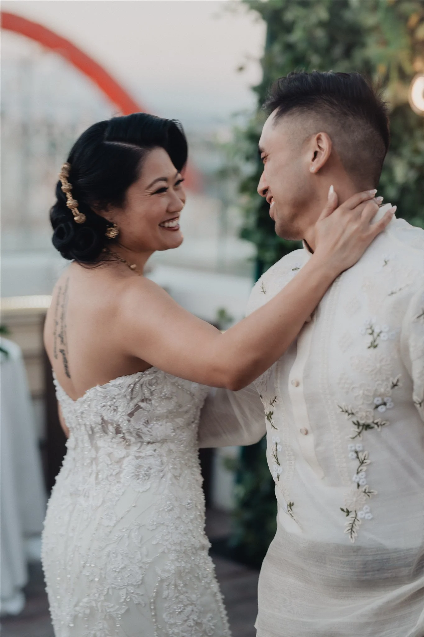 wedding reception at california adventure disney park