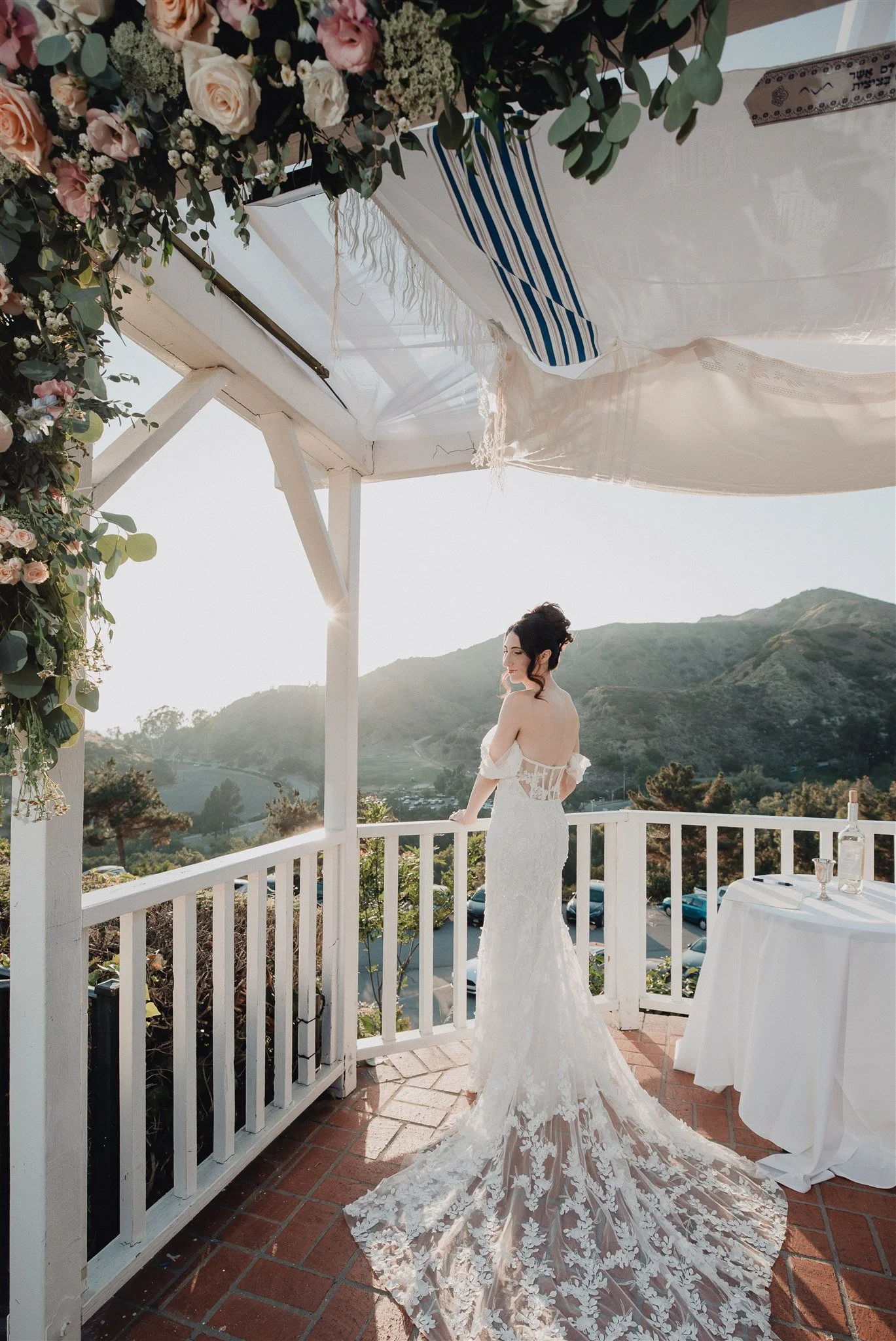 bride and groom wedding portraits at castaway burbank