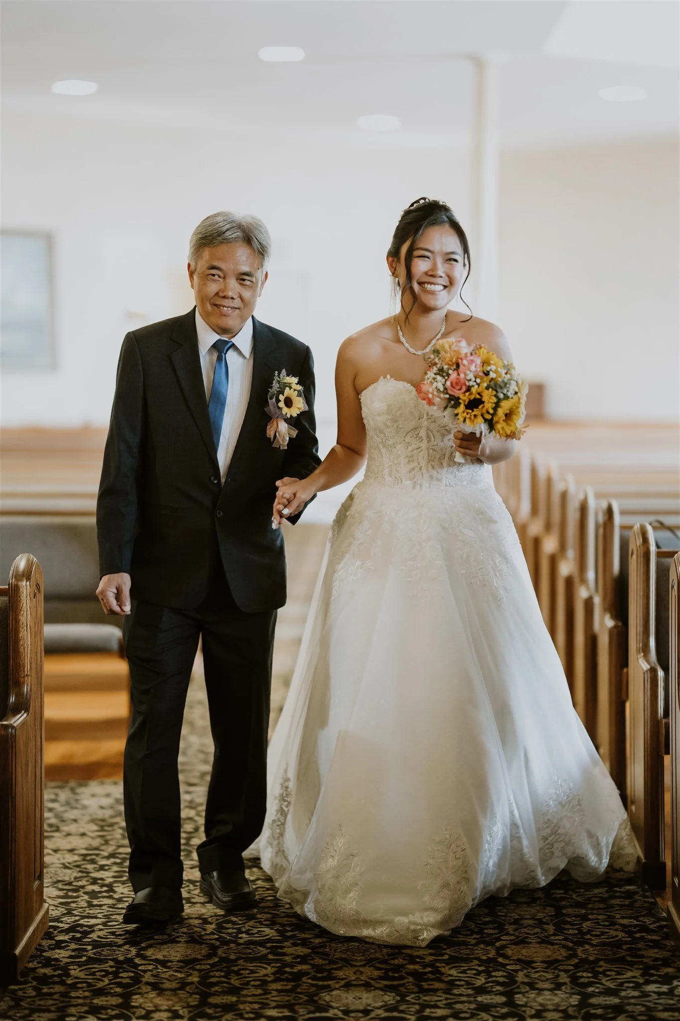 wedding ceremony at the neighborhood church