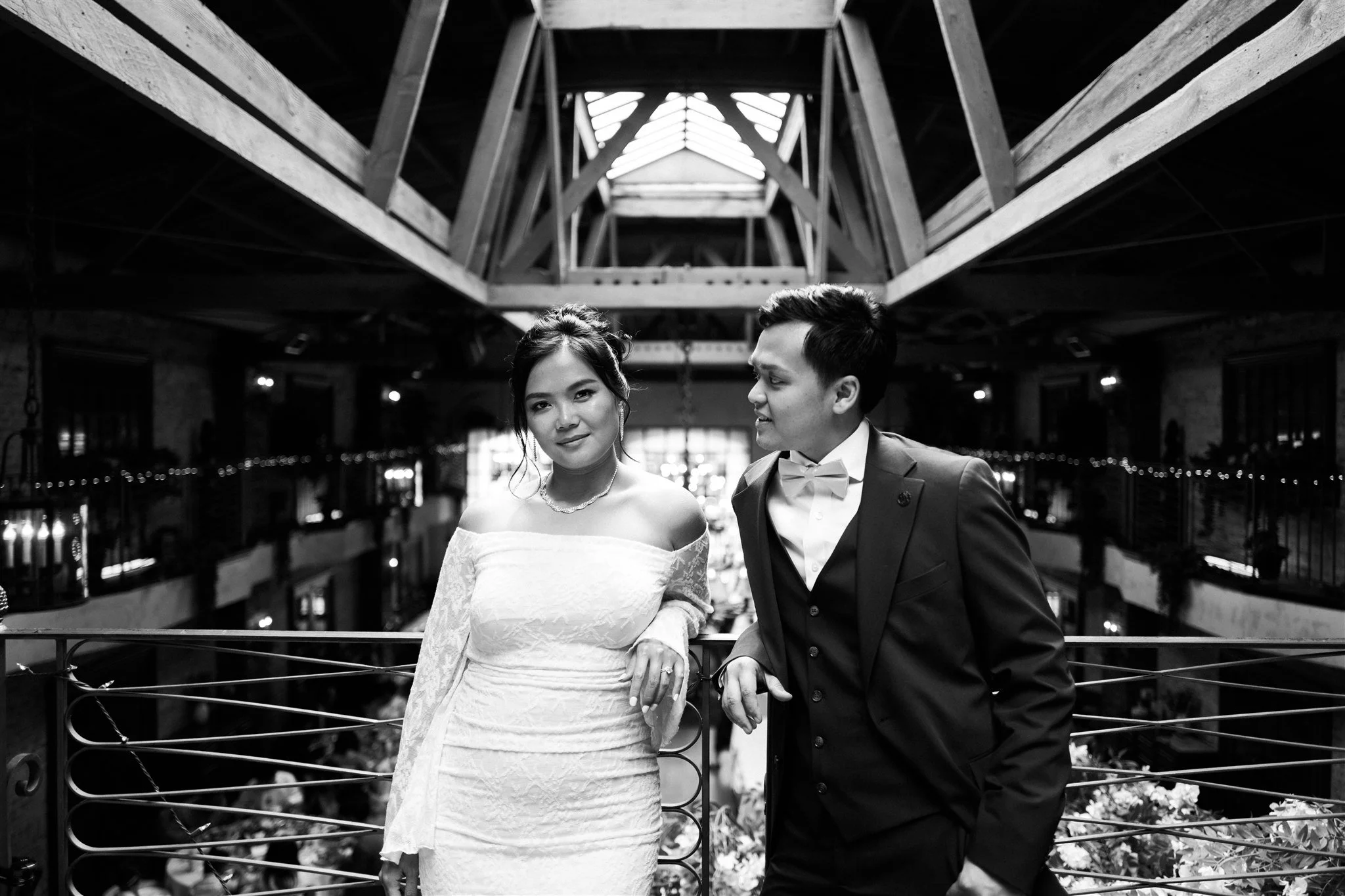 wedding reception at the neighborhood church