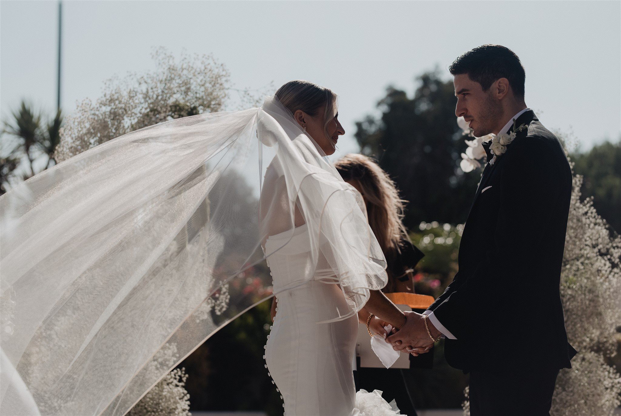 wedding ceremony at DoubleTree San Pedro
