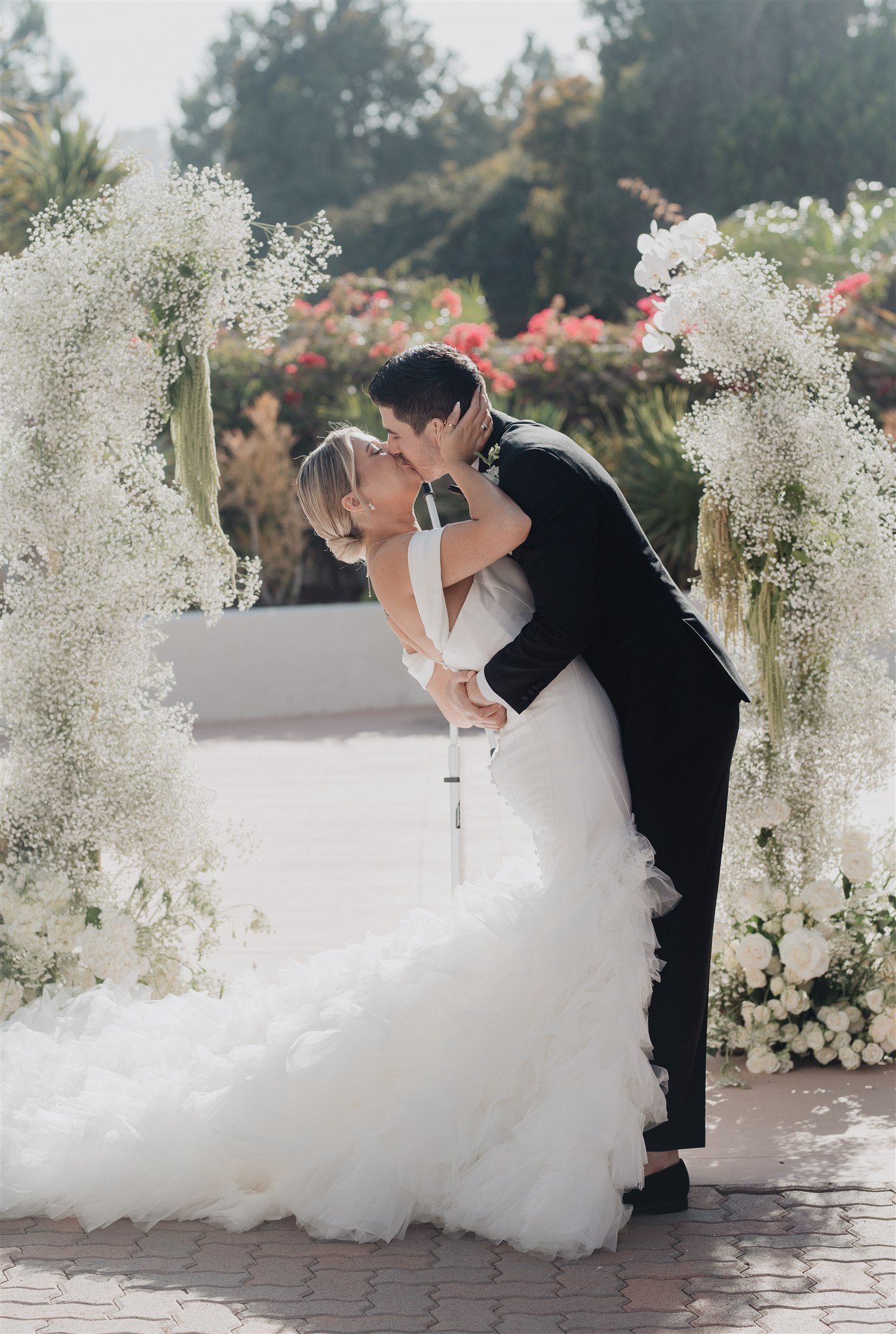 wedding ceremony at DoubleTree San Pedro