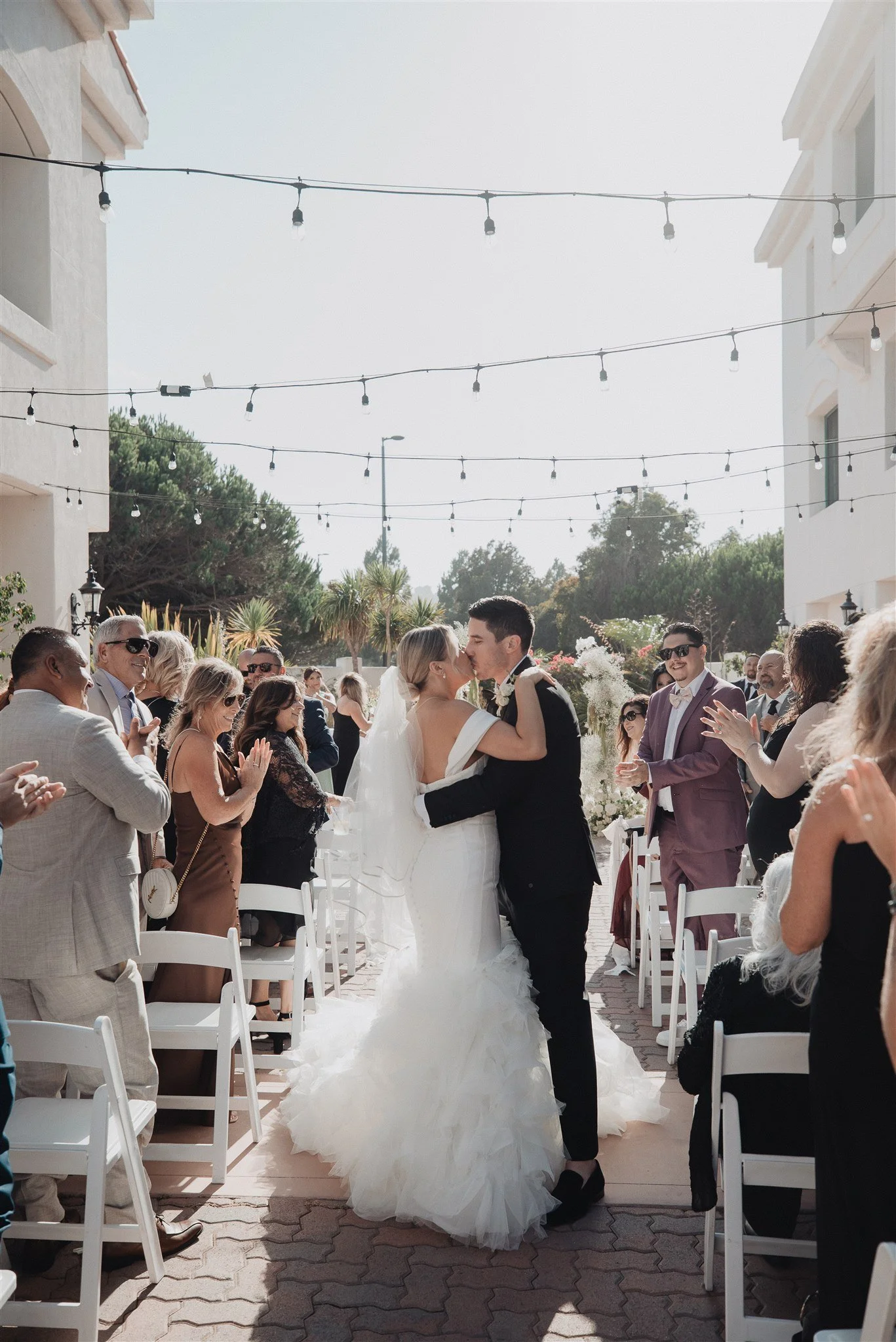 wedding ceremony at DoubleTree San Pedro