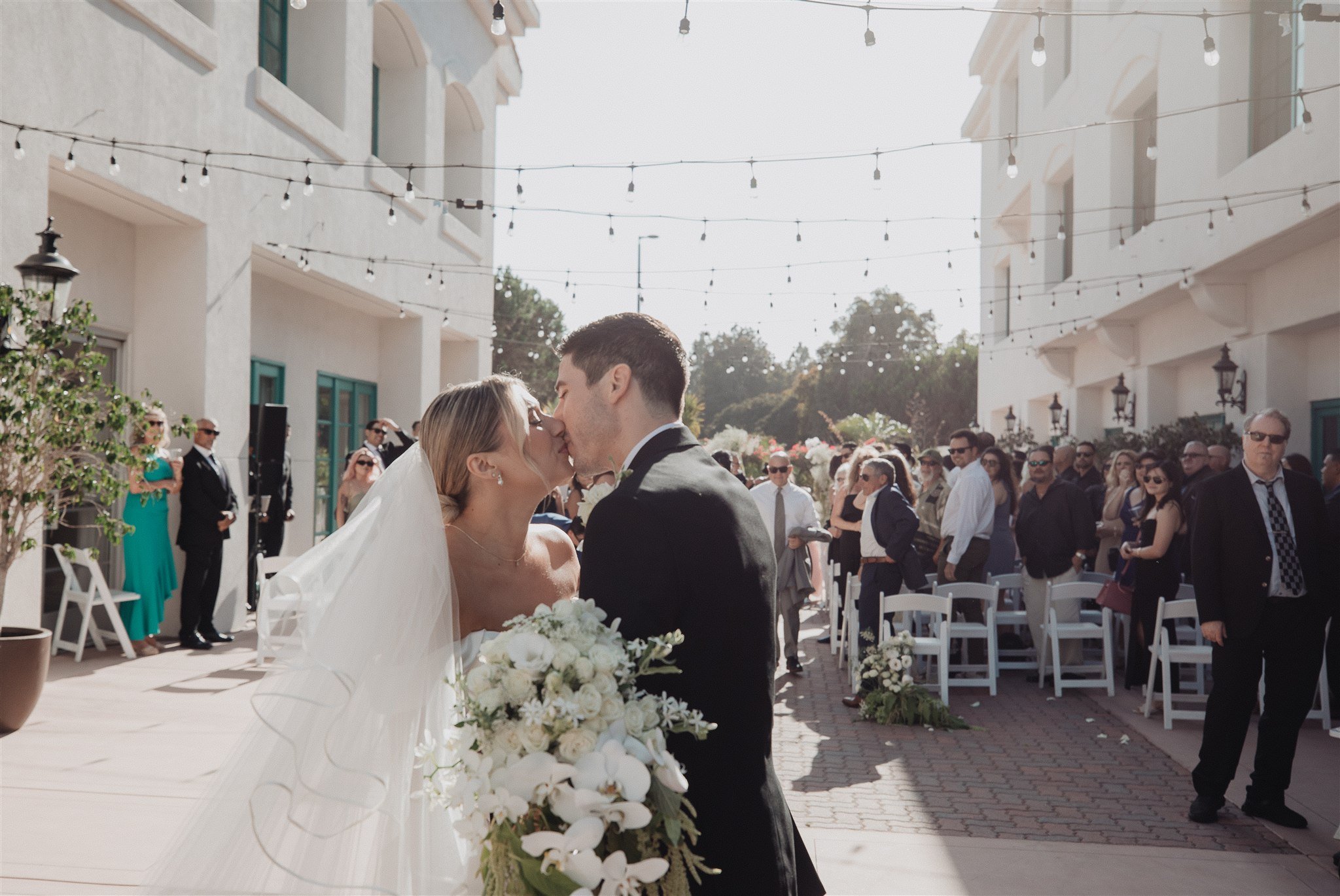 wedding ceremony at DoubleTree San Pedro