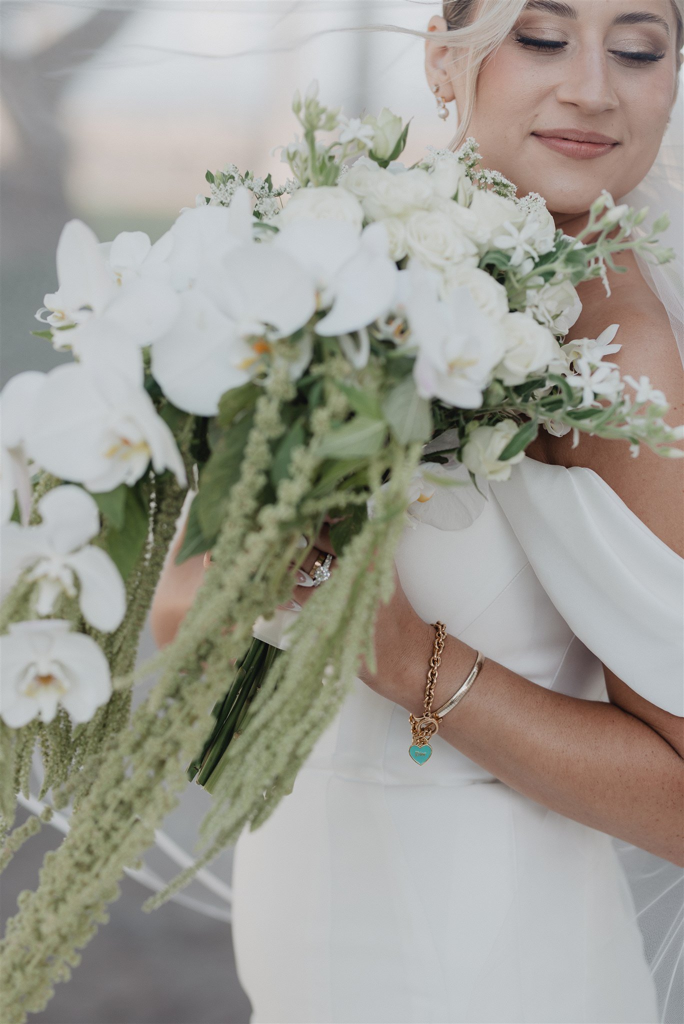 bride and groom portraits on their wedding day at DoubleTree San Pedro