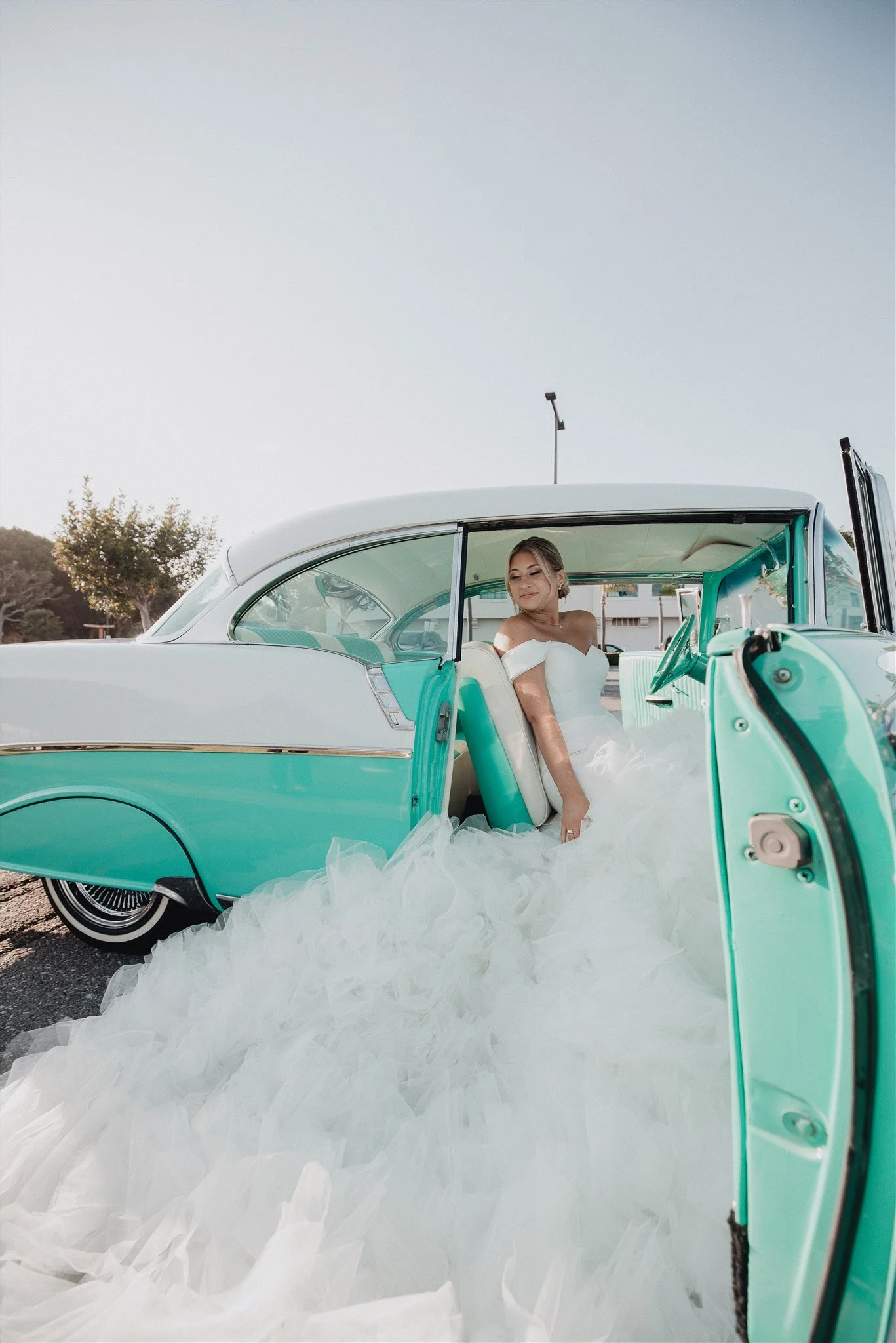 bride and groom portraits on their wedding day at DoubleTree San Pedro
