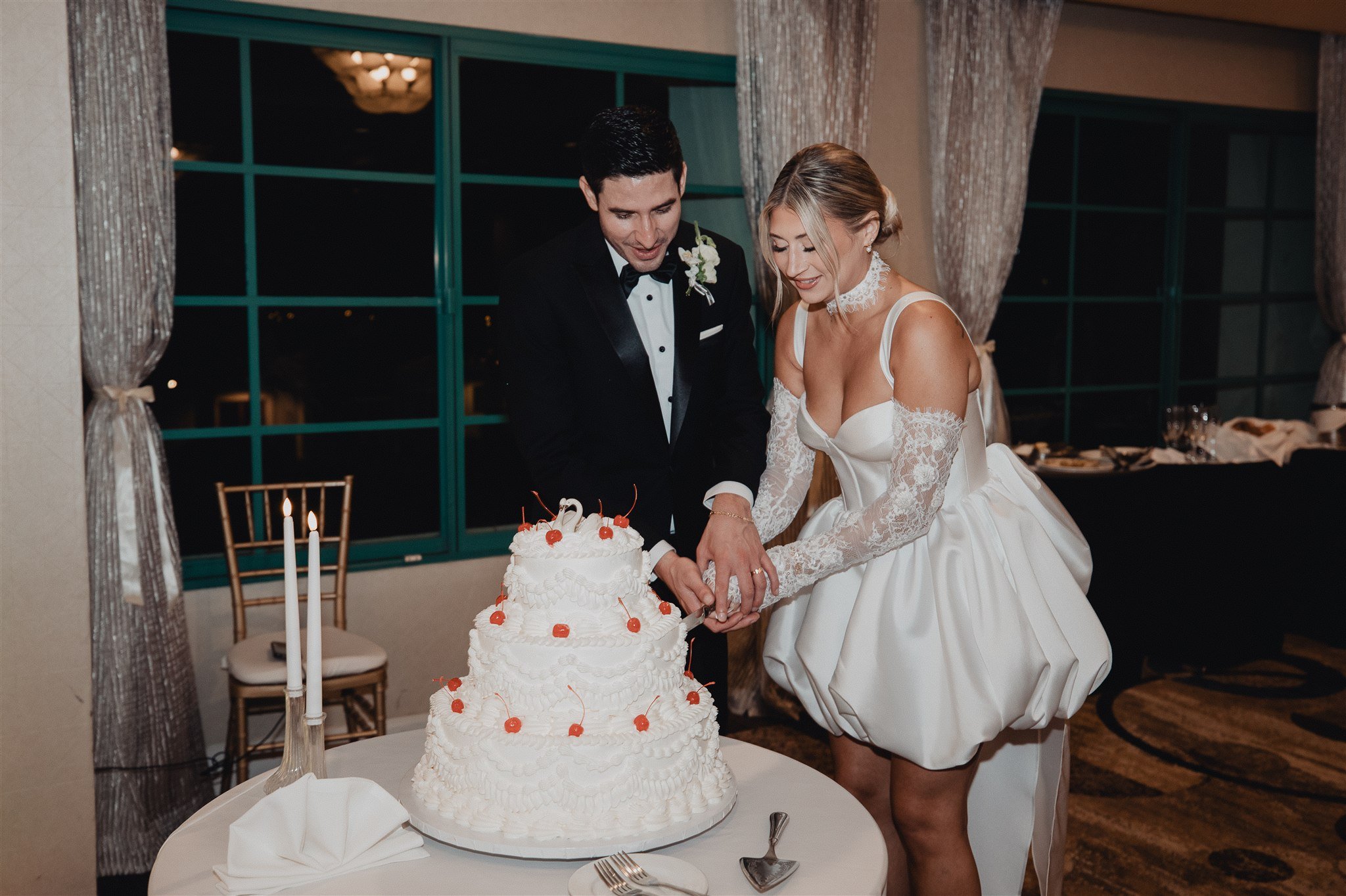 wedding reception at DoubleTree San Pedro