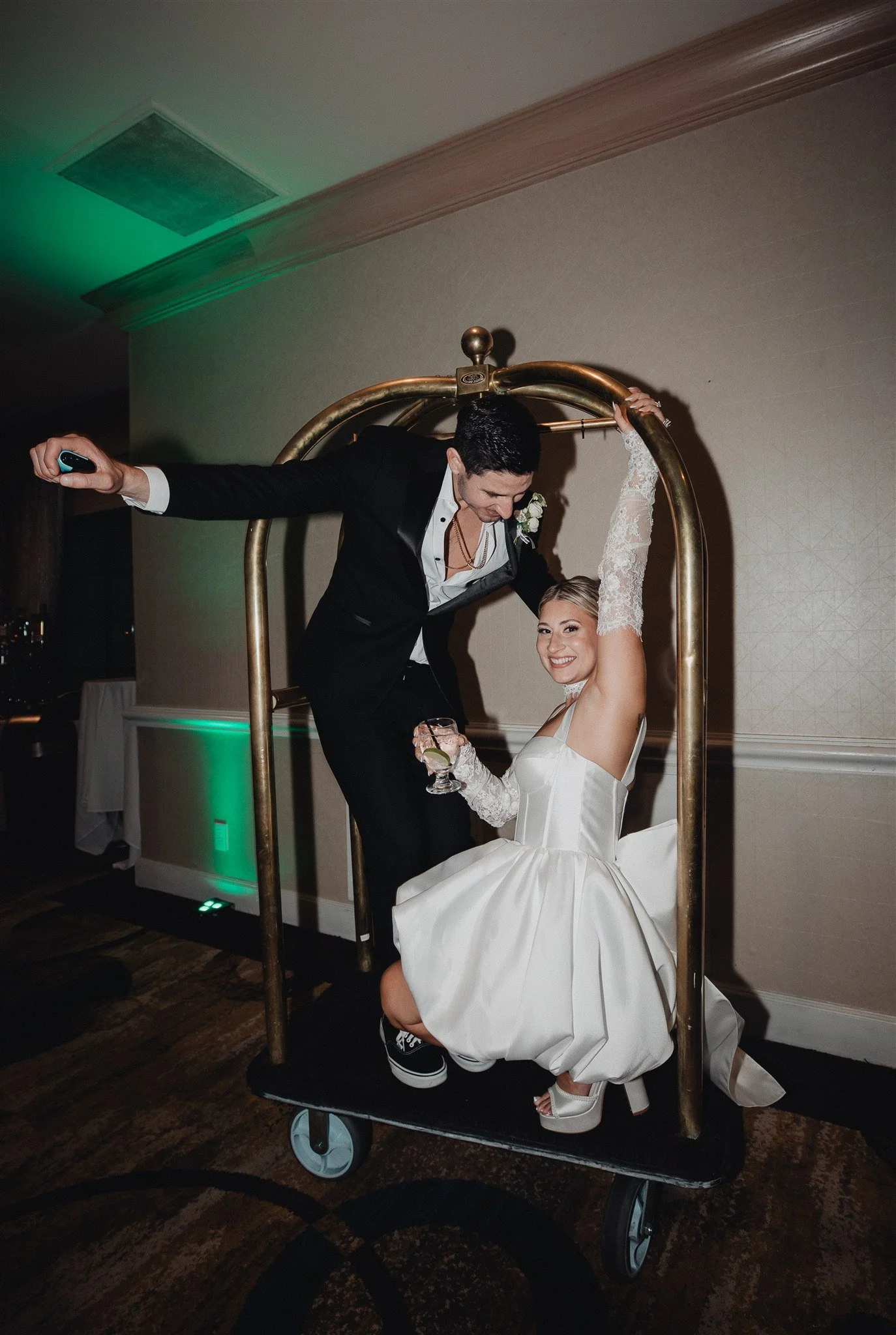 wedding reception at DoubleTree San Pedro