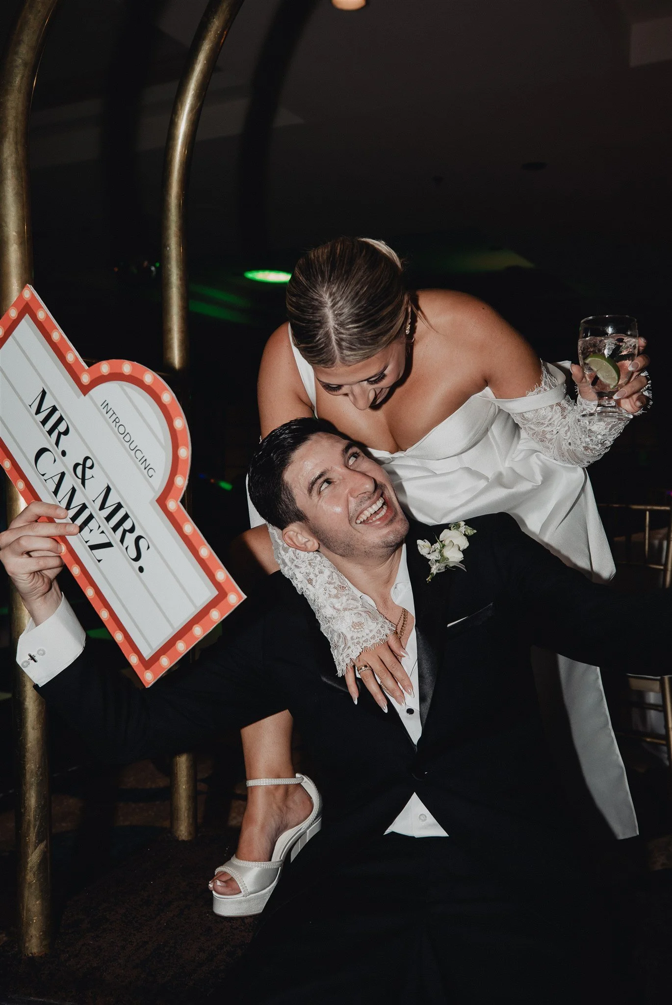 wedding reception at DoubleTree San Pedro