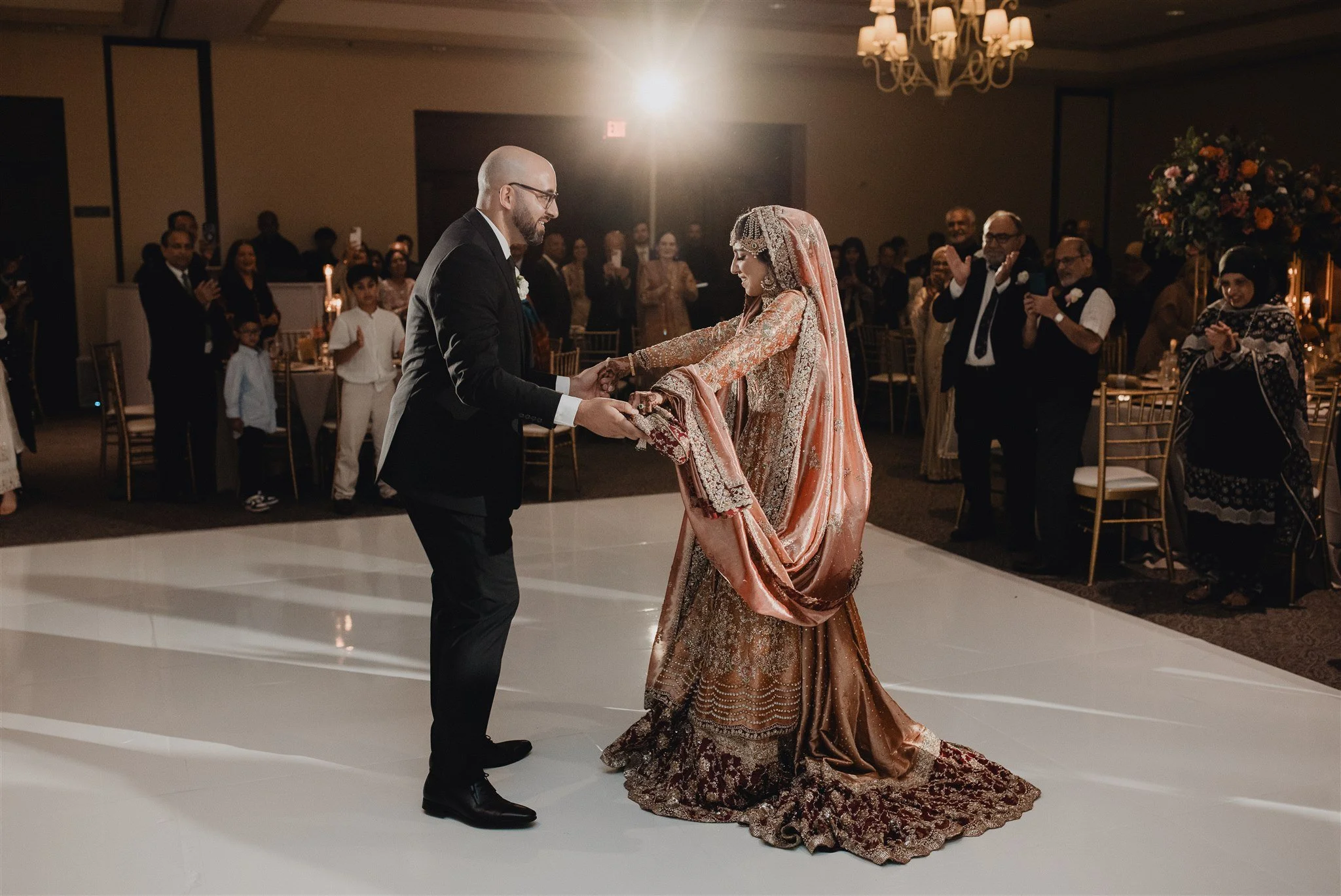 indian wedding reception at anaheim hills golf course