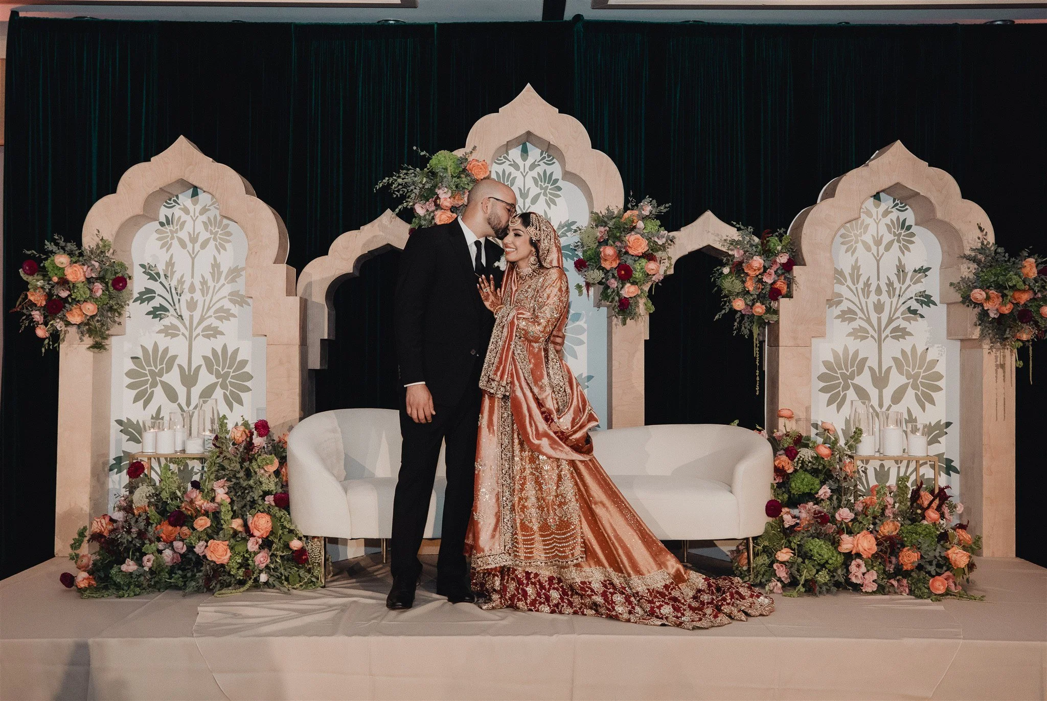 indian wedding reception at anaheim hills golf course