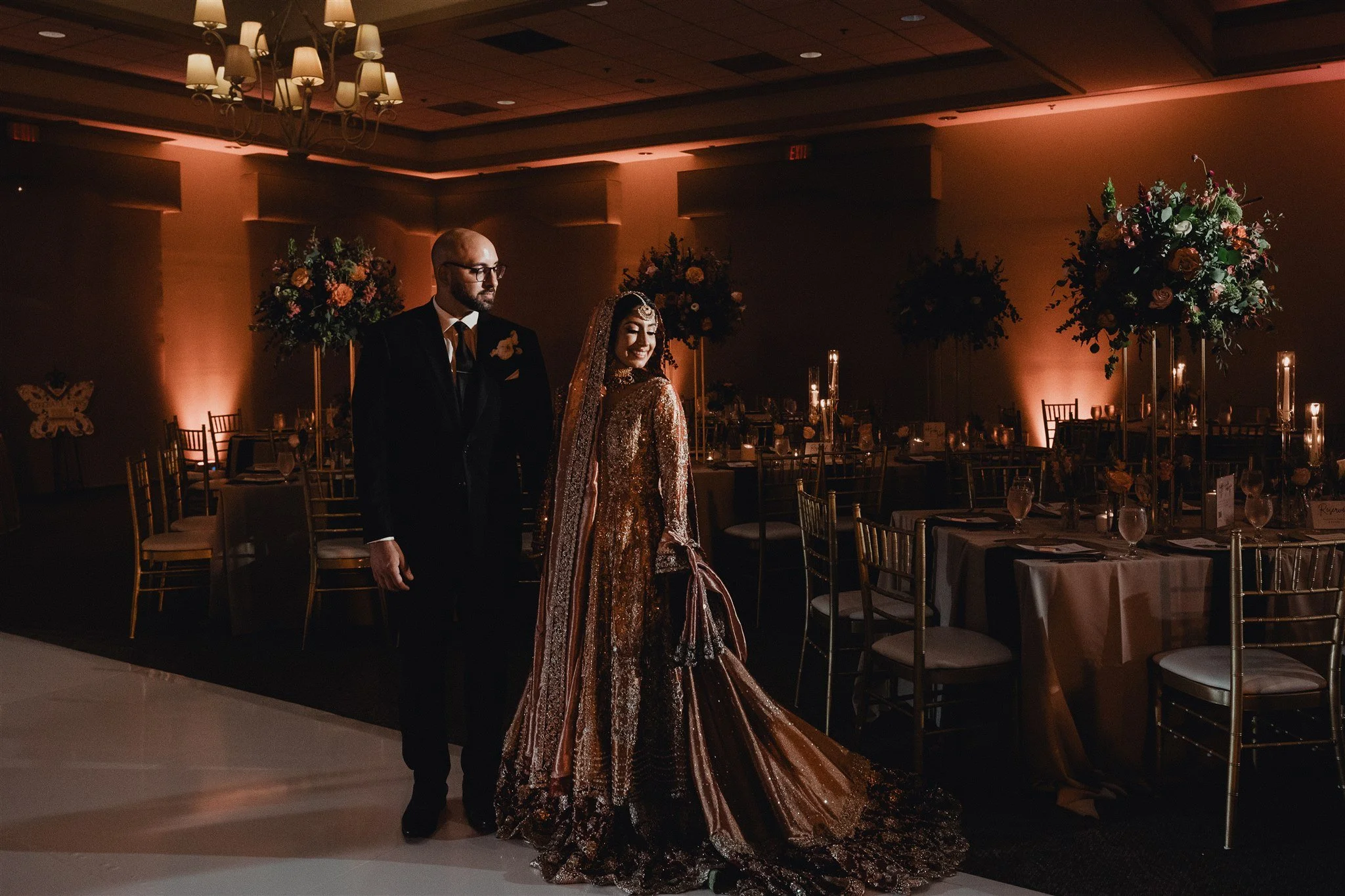 bride and groom location shoot on their wedding day at anaheim hills golf course