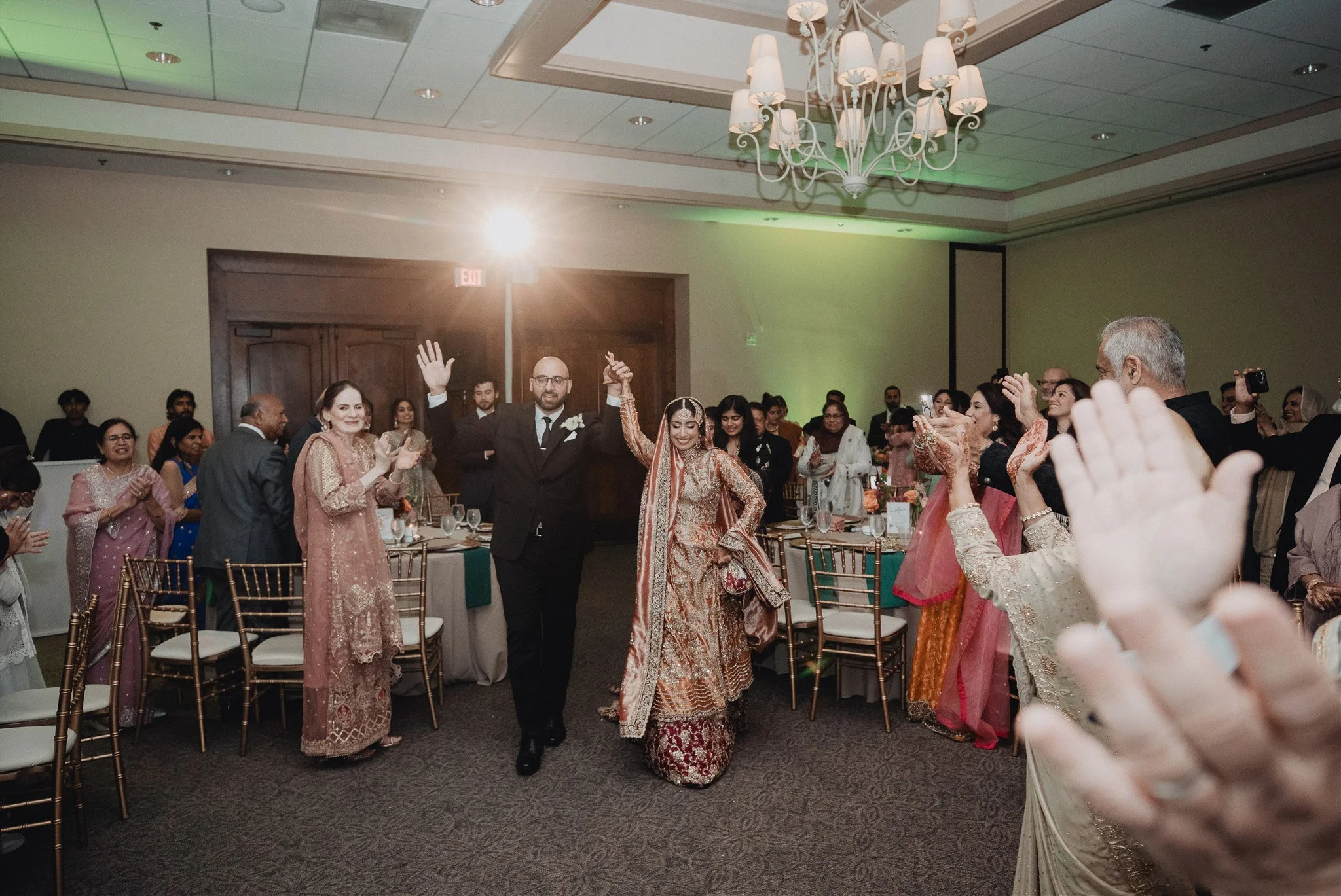 indian wedding reception at anaheim hills golf course