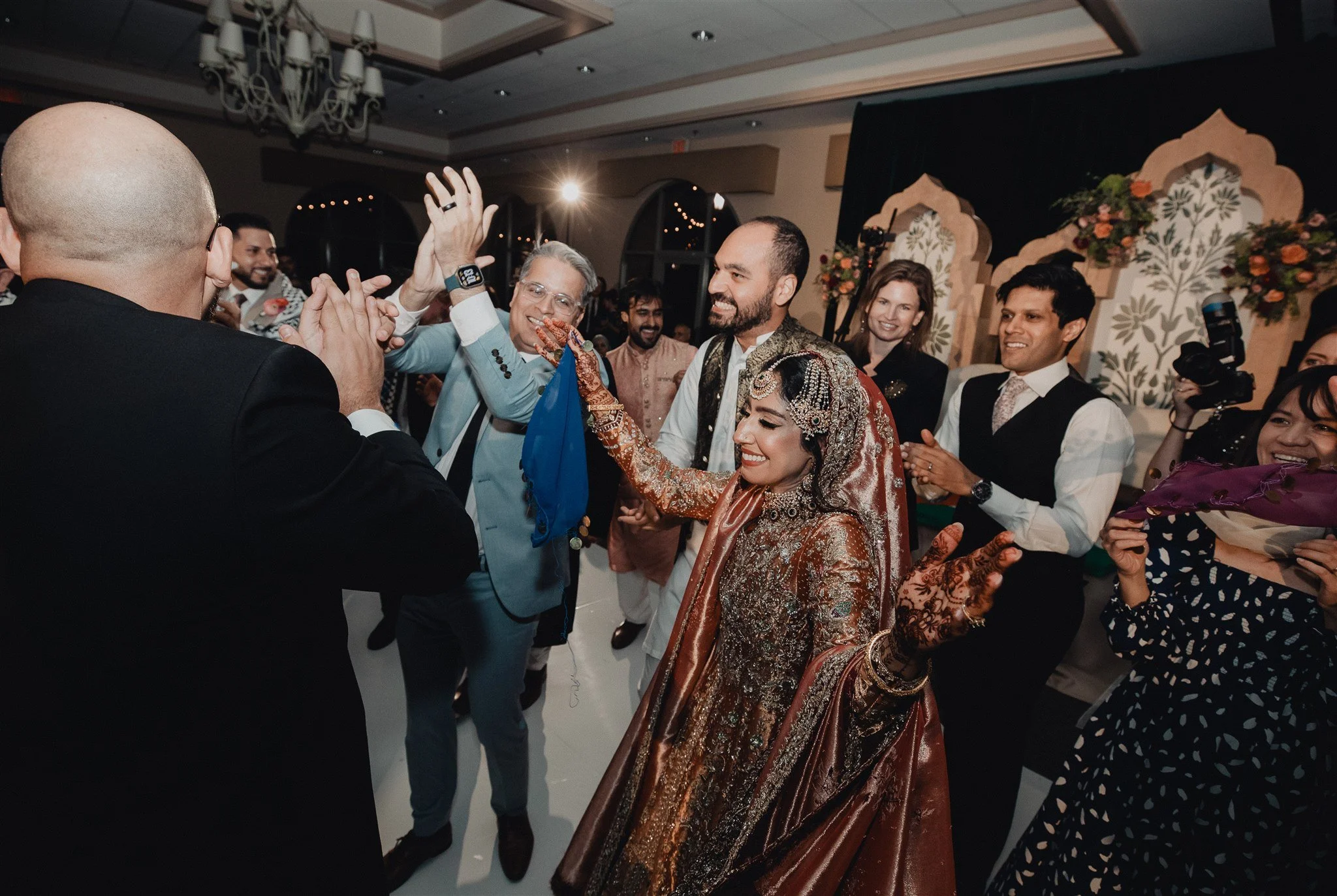 indian wedding reception at anaheim hills golf course