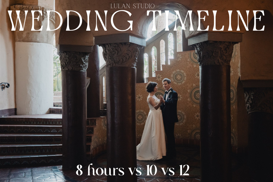 Los Angeles Wedding Photo Timeline (8 Hours vs 10 vs 12)