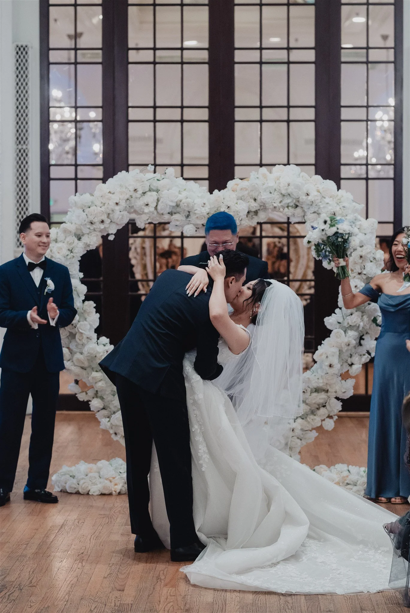 wedding ceremony at alexandria ballrooms