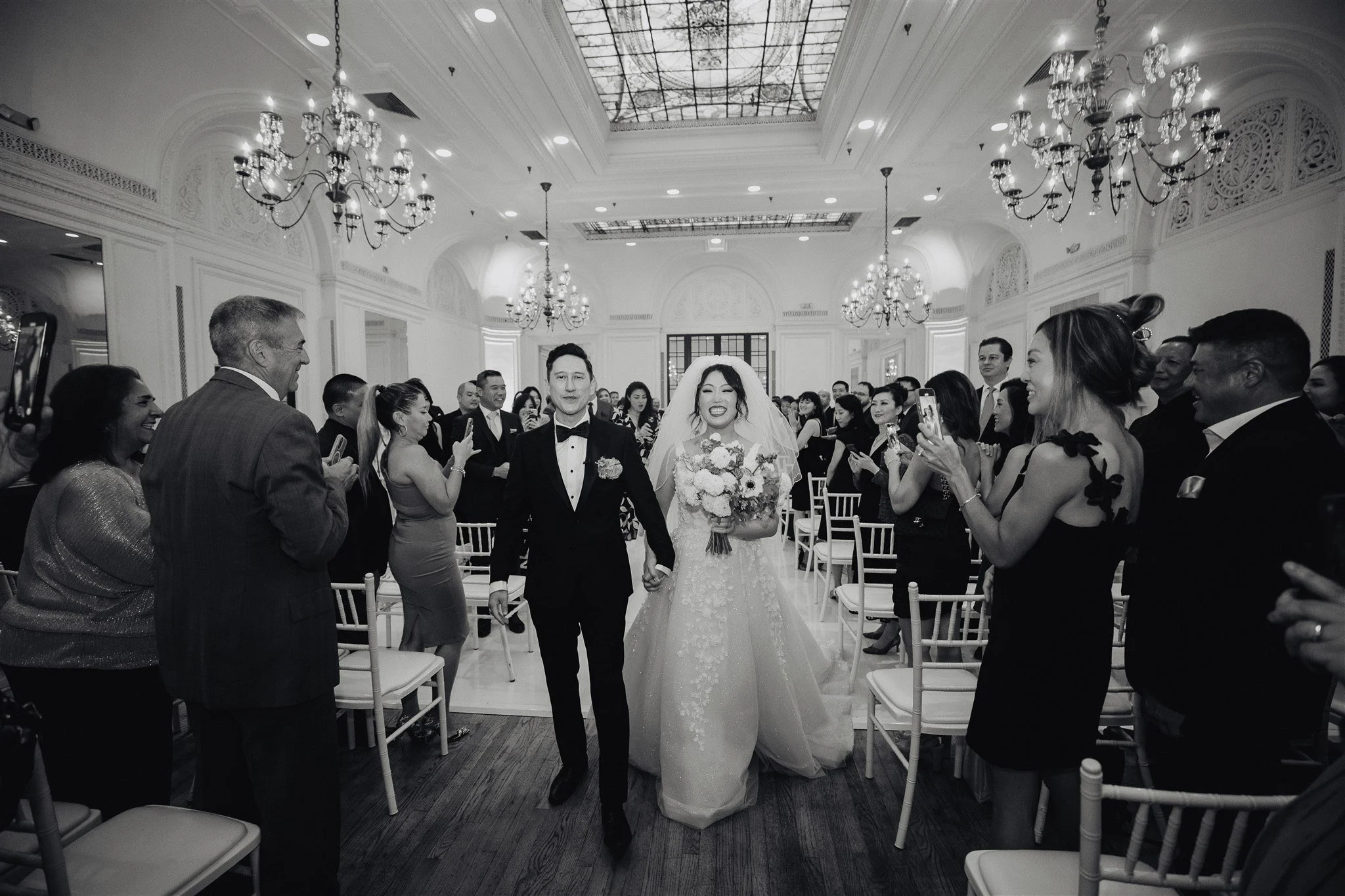 wedding ceremony at alexandria ballrooms