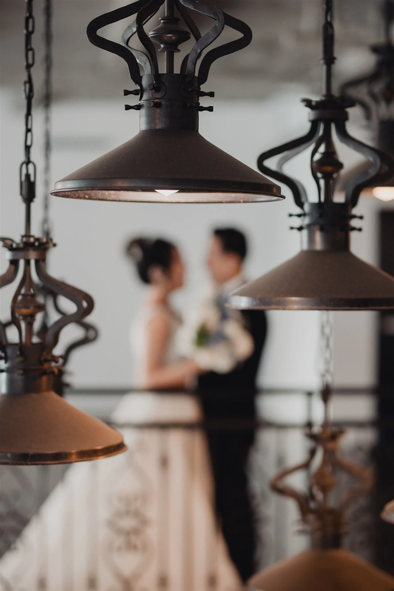 bride and groom location shoot at alexandria ballrooms