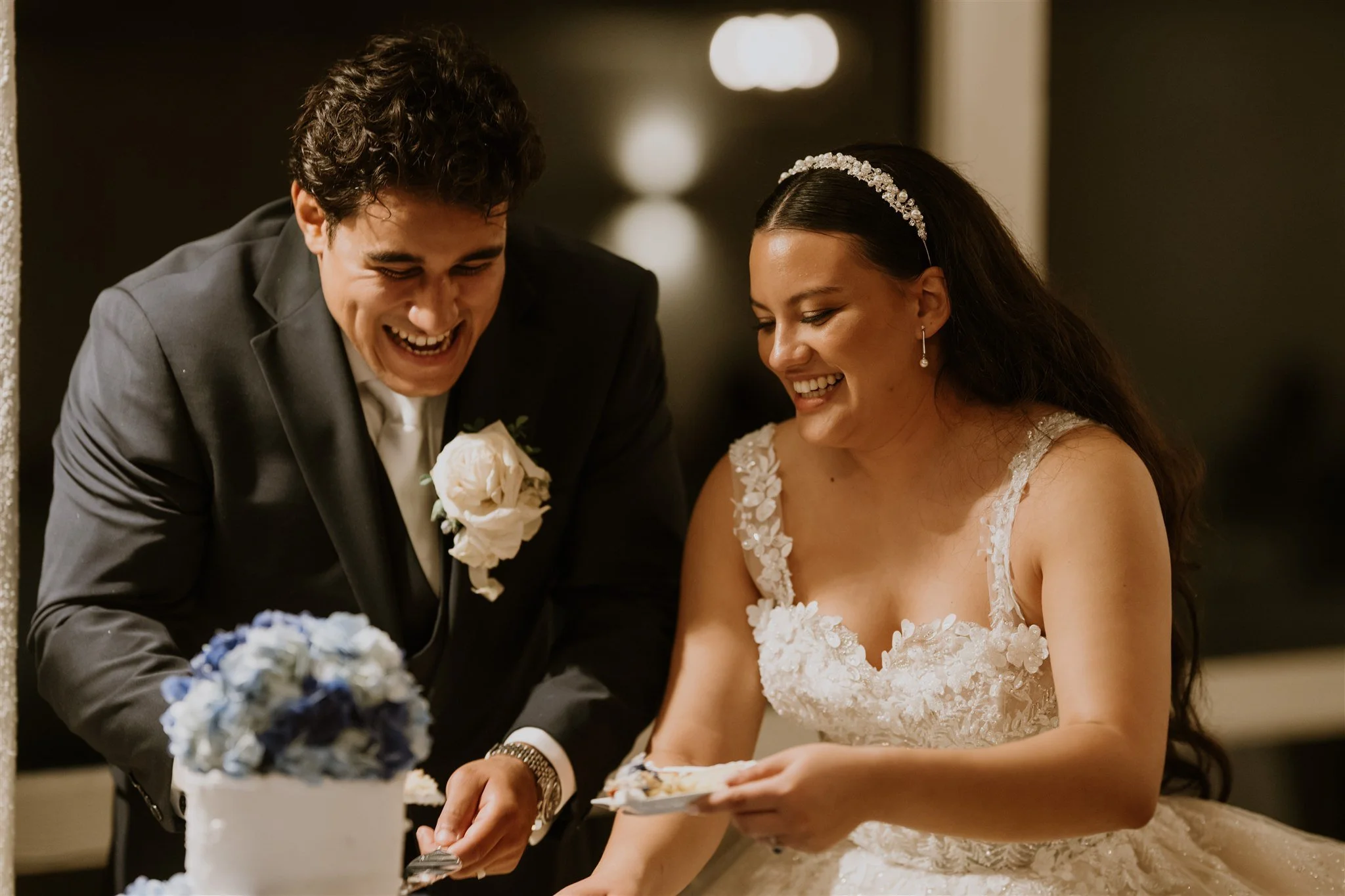 wedding reception at brookside gold club