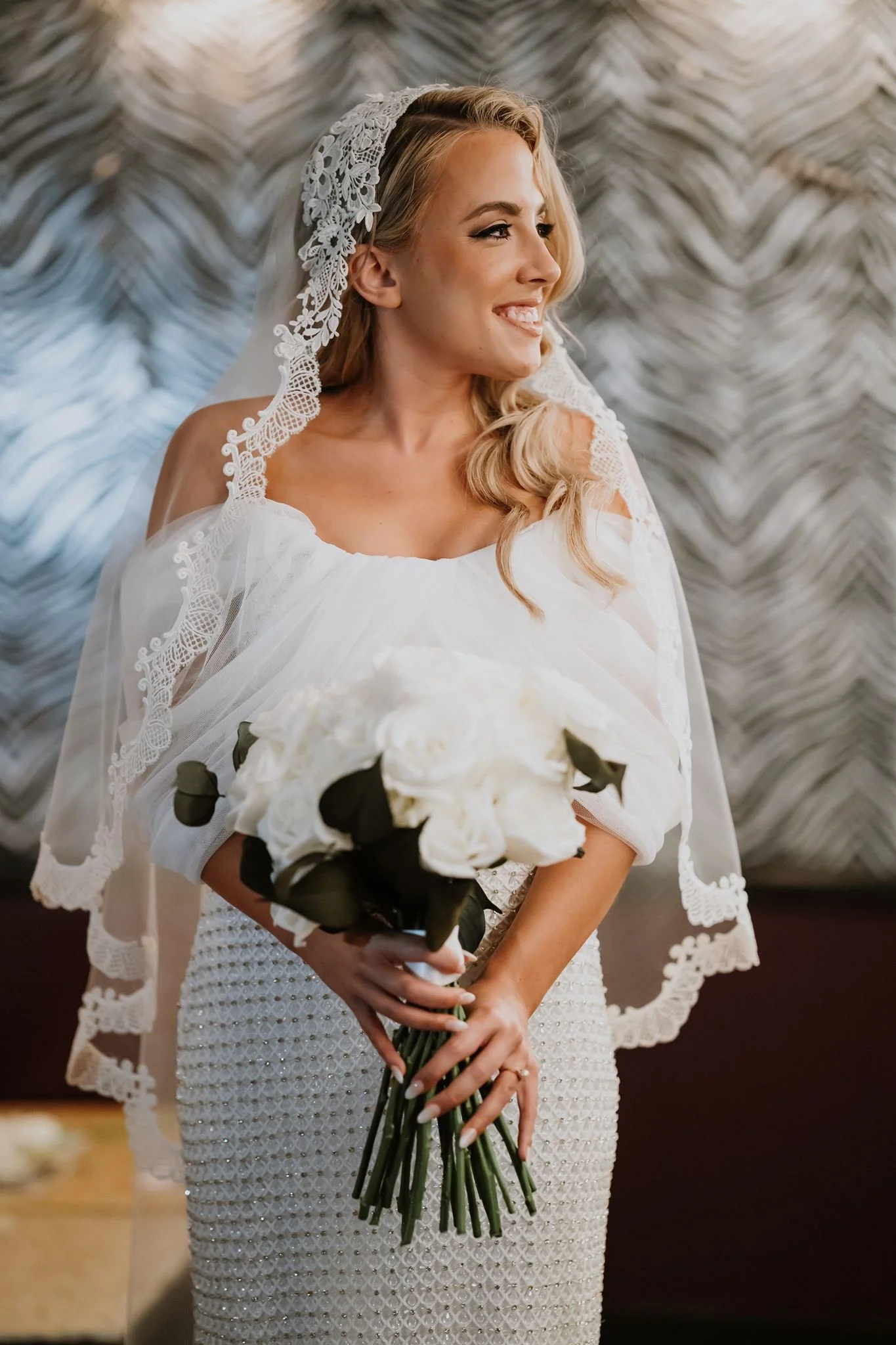 bride getting ready for her wedding day at Avalon Hollywood