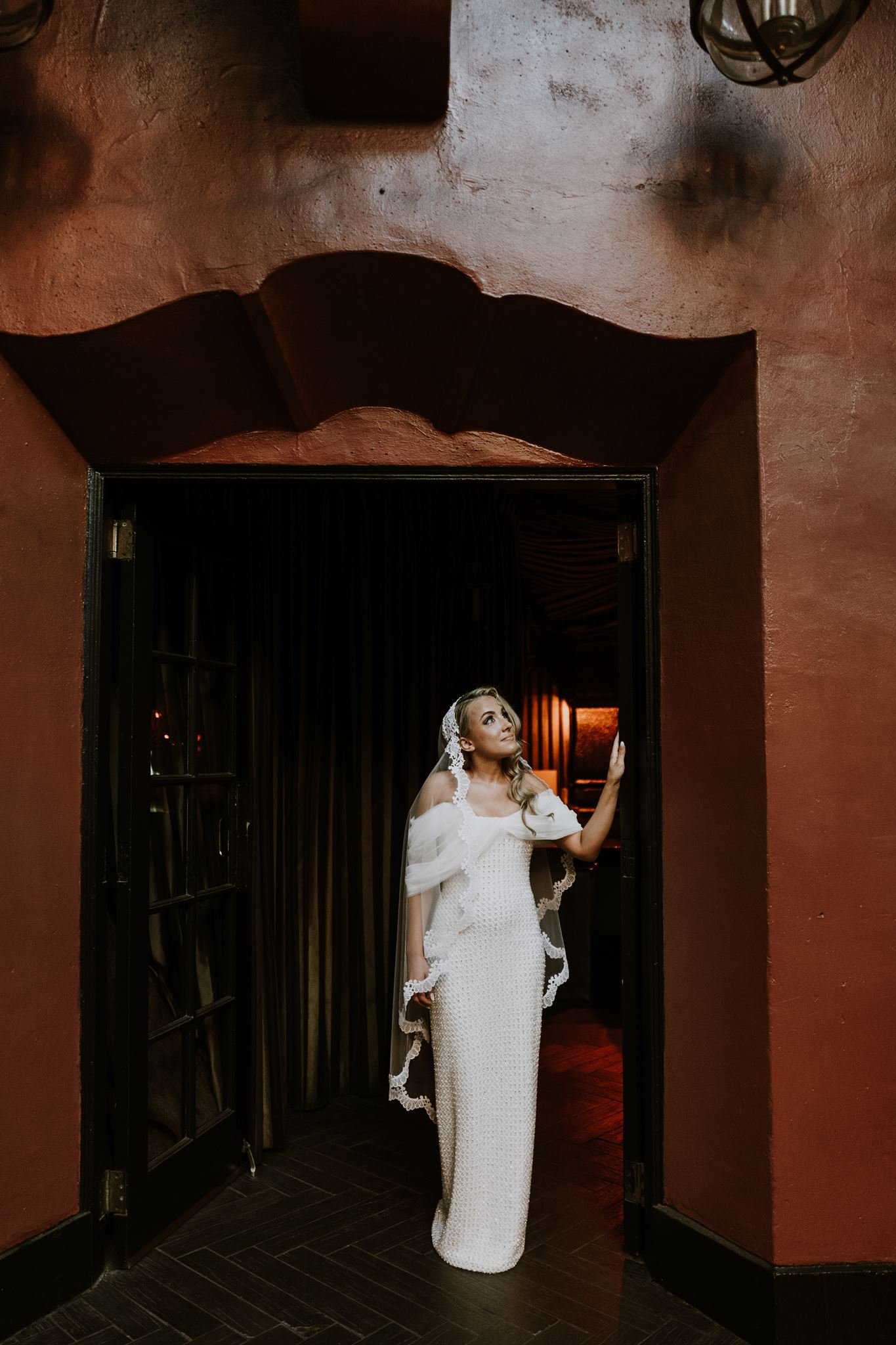 bride getting ready for her wedding day at Avalon Hollywood