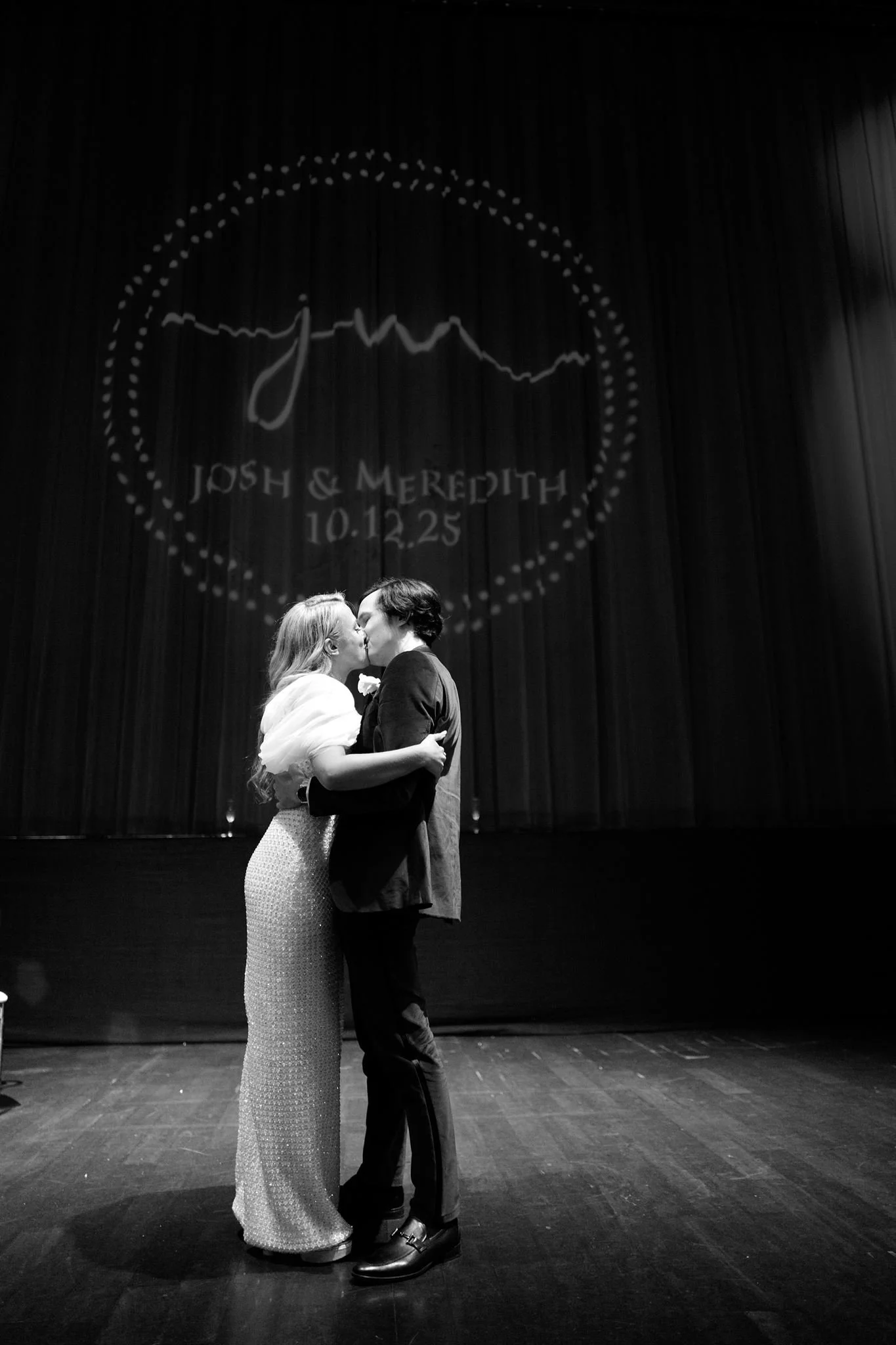 bride and groom first dance on their wedding day at avalon hollywood