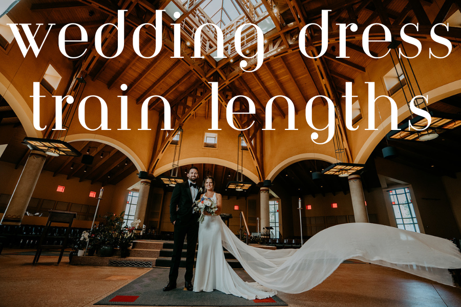 Wedding Dress Train Lengths: Sweep, Court, Chapel and Cathedral, Photographed