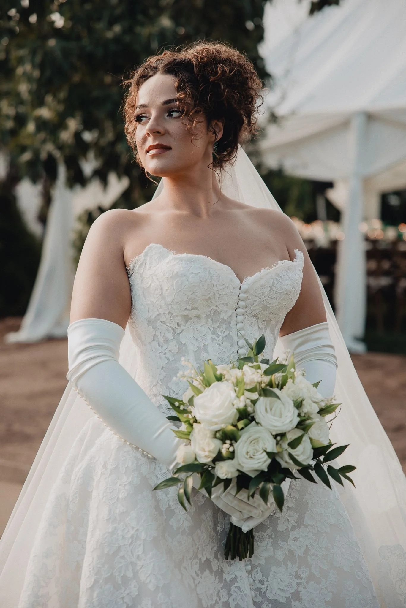 Off-the-Shoulder, Illusion Sleeves and Bridal Gloves: What 2026 Brides Are Wearing Above the Waist