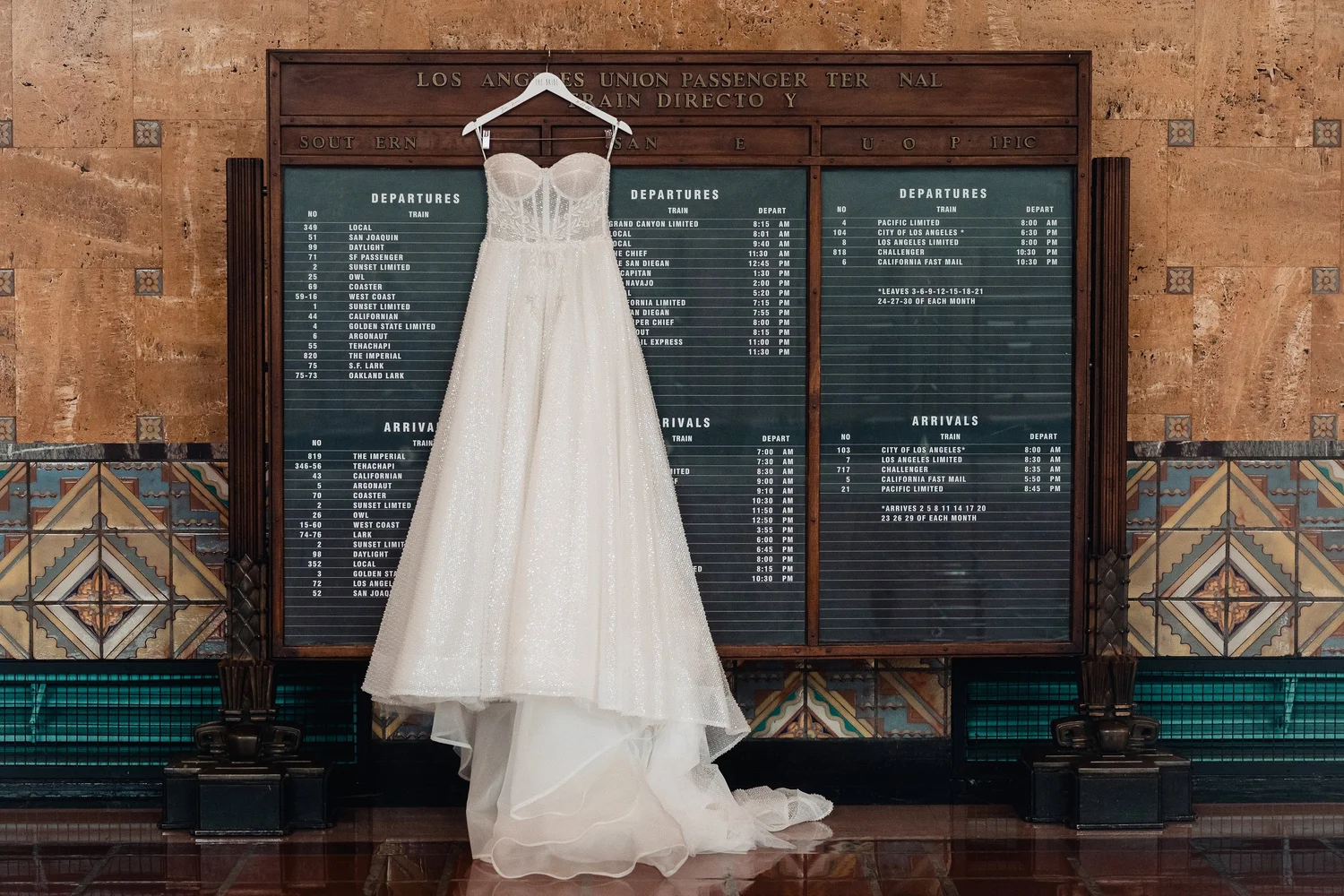 Union Station Los Angeles wedding