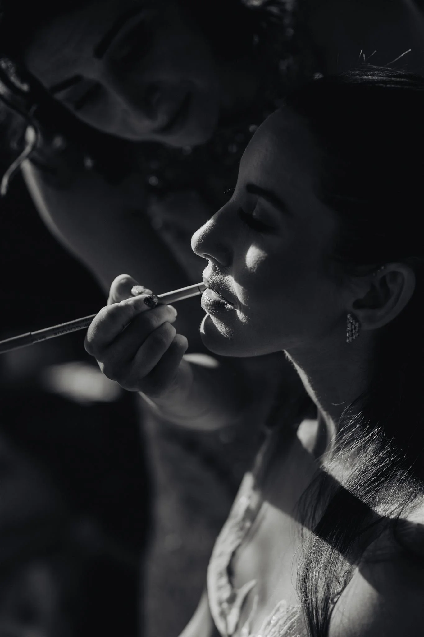 Editorial bridal beauty portrait, Los Angeles wedding photographer