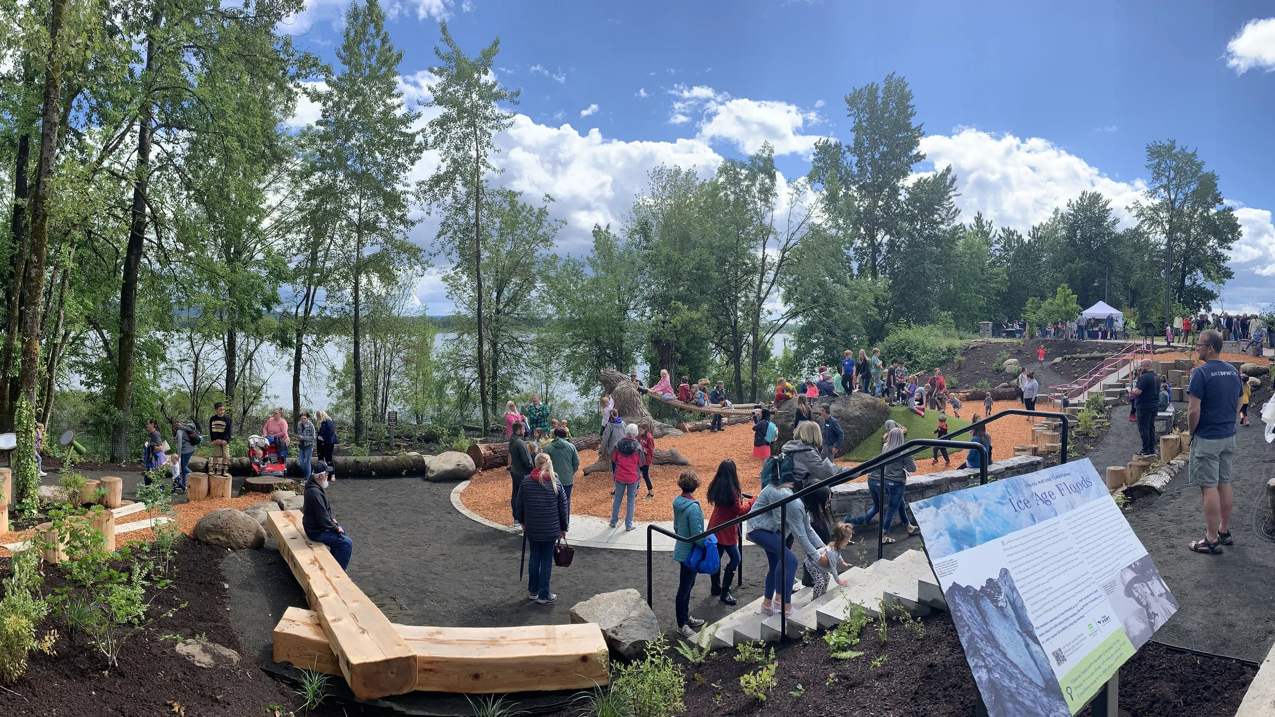 The grand opening of Washougal Waterfront Park in June