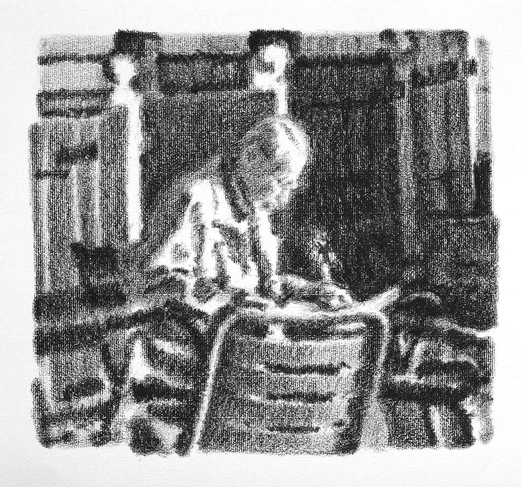 Reading, Luxembourg Gardens (2012)