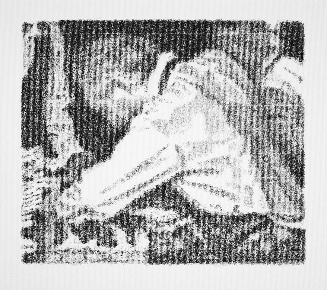 Apprentice (2013 - 25x29cm, Conte on Arches MBM Ingres)