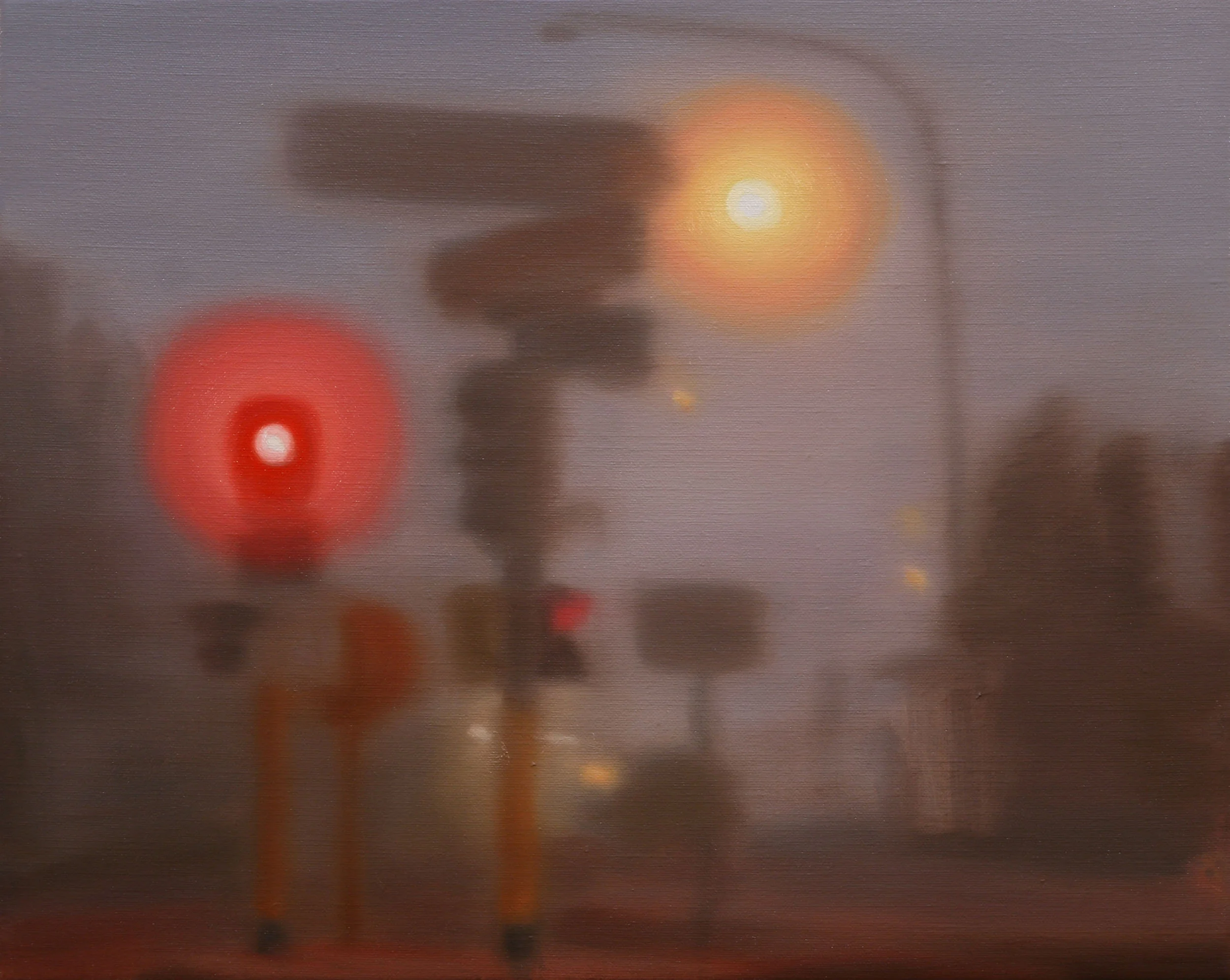 Pale Intersection (2008 - 41x51cm, Oil on Linen)