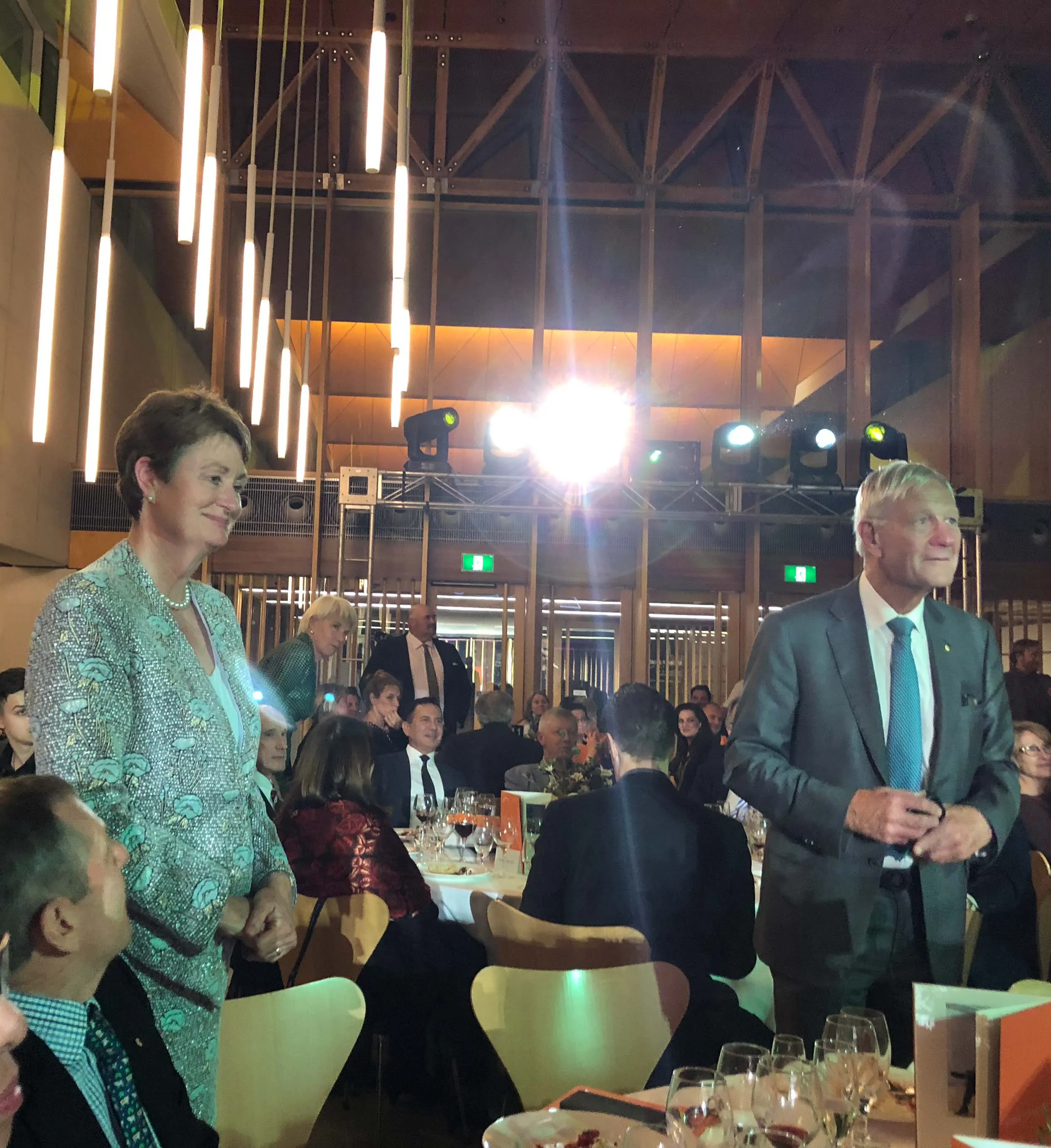 Catherine Livingstone AO and Tim Fairfax AC who provided the funds for the commission