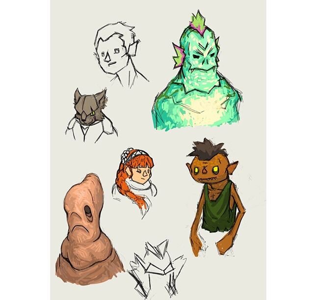 Been a while! Still drawing new tokens, but my new job has me hoppin'. I am aiming to release a new printed set this year, hopefully within the next few months. .
.
.
.
#dnd #dnd5e #dungeonmaster #dungeonsanddragons #DoodlesandDragons #DM #d20 #dunge