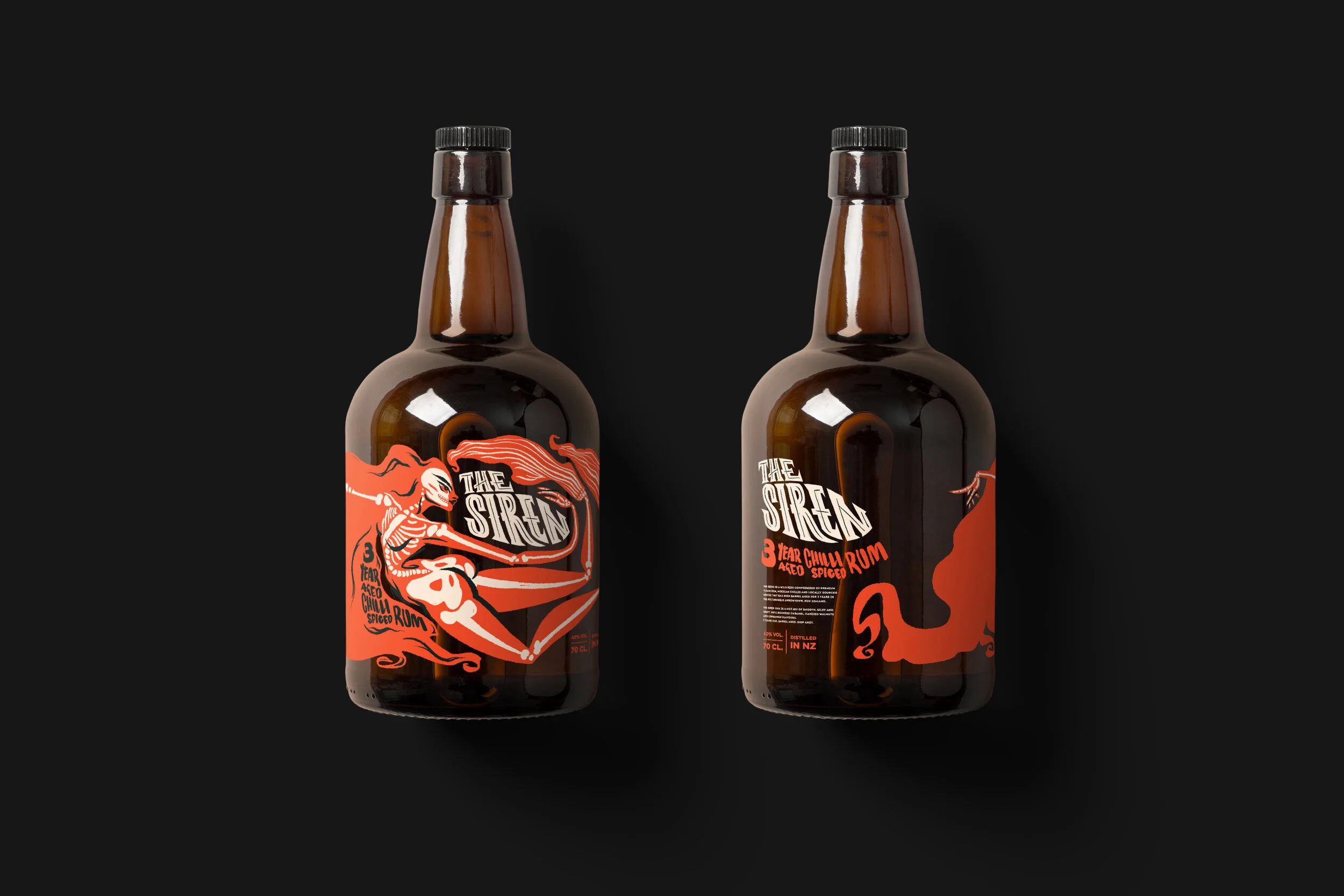 Download Siren Rum Brand Packaging Hope Mcconnell