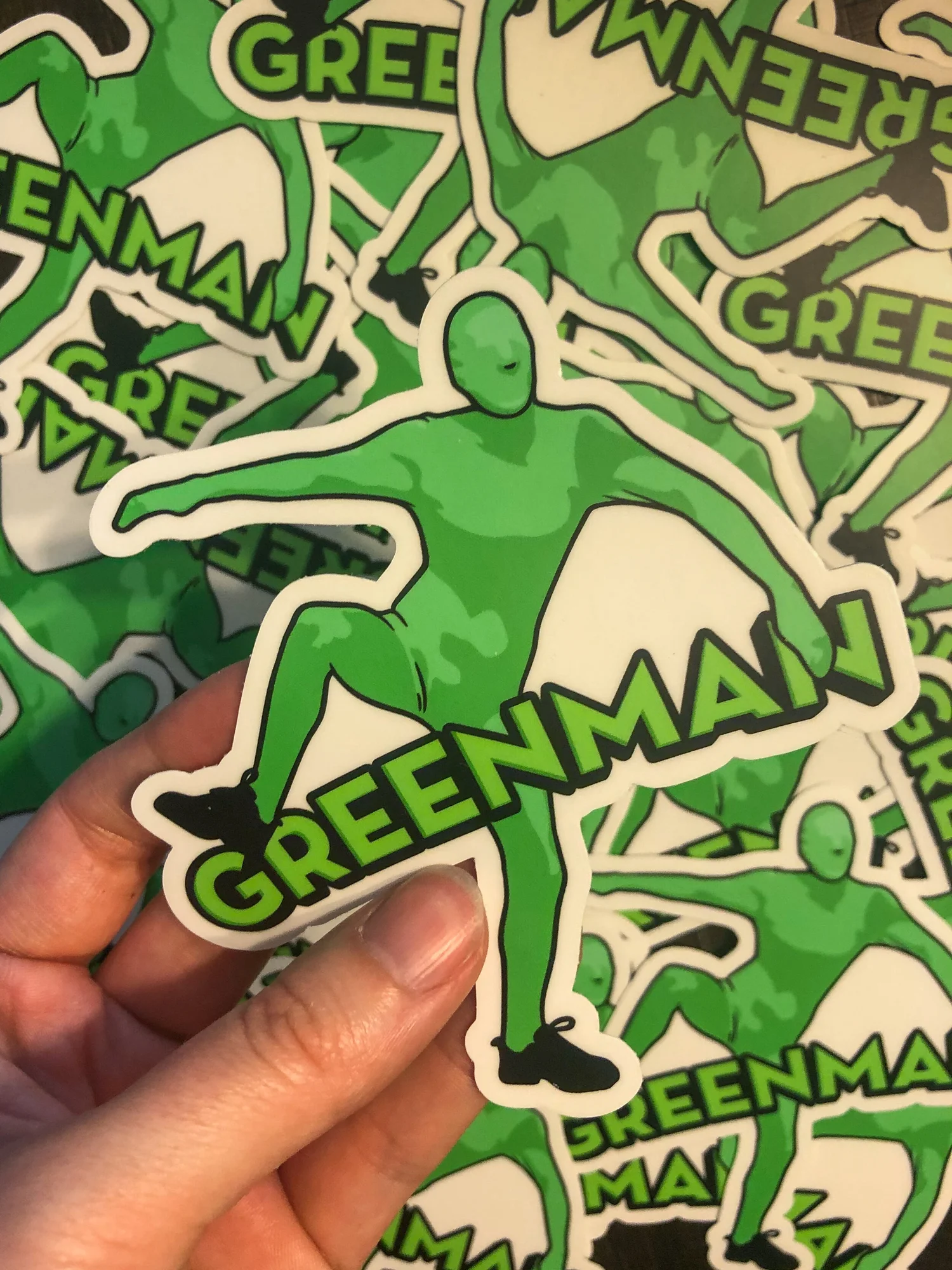 Green Man Charlie From Always Sunny Vinyl Sticker Stephanie Barstow